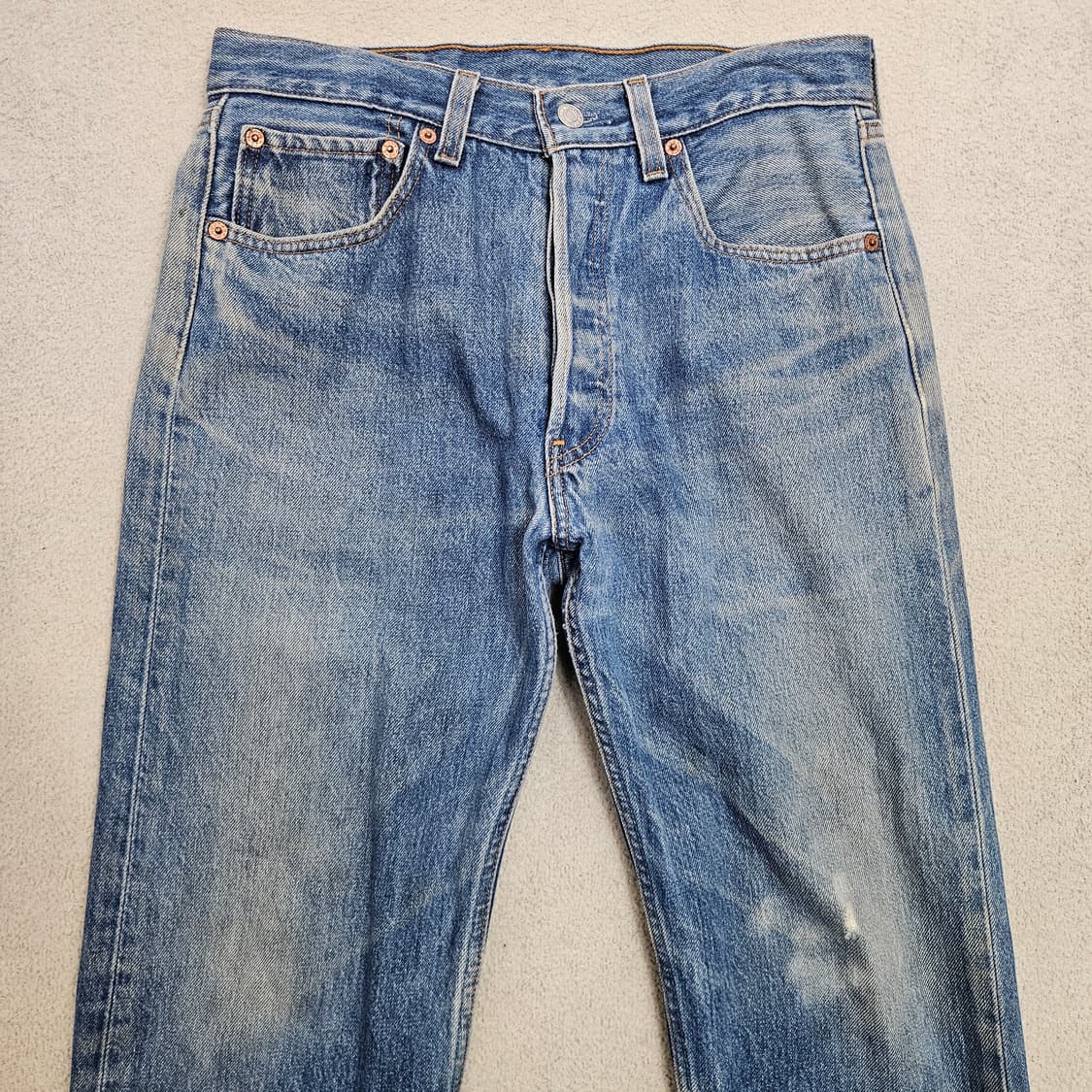 90s 리바이스 501 데님 31 36 Made in USA 상품이미지3