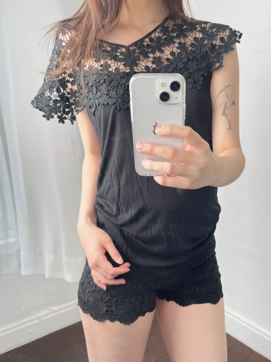 로즈 레이스 쇼츠 상품이미지2