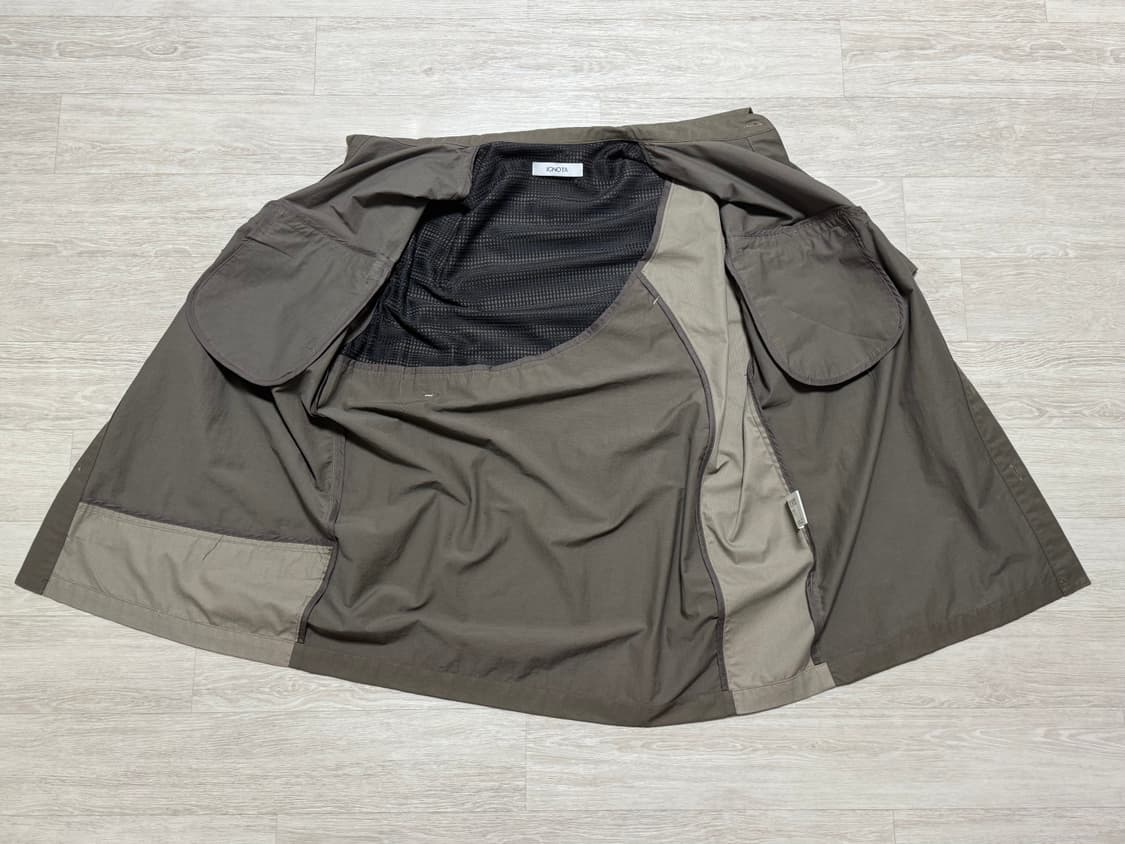 ignota CORE:9 sailor zip shirt(brown) 상품이미지4