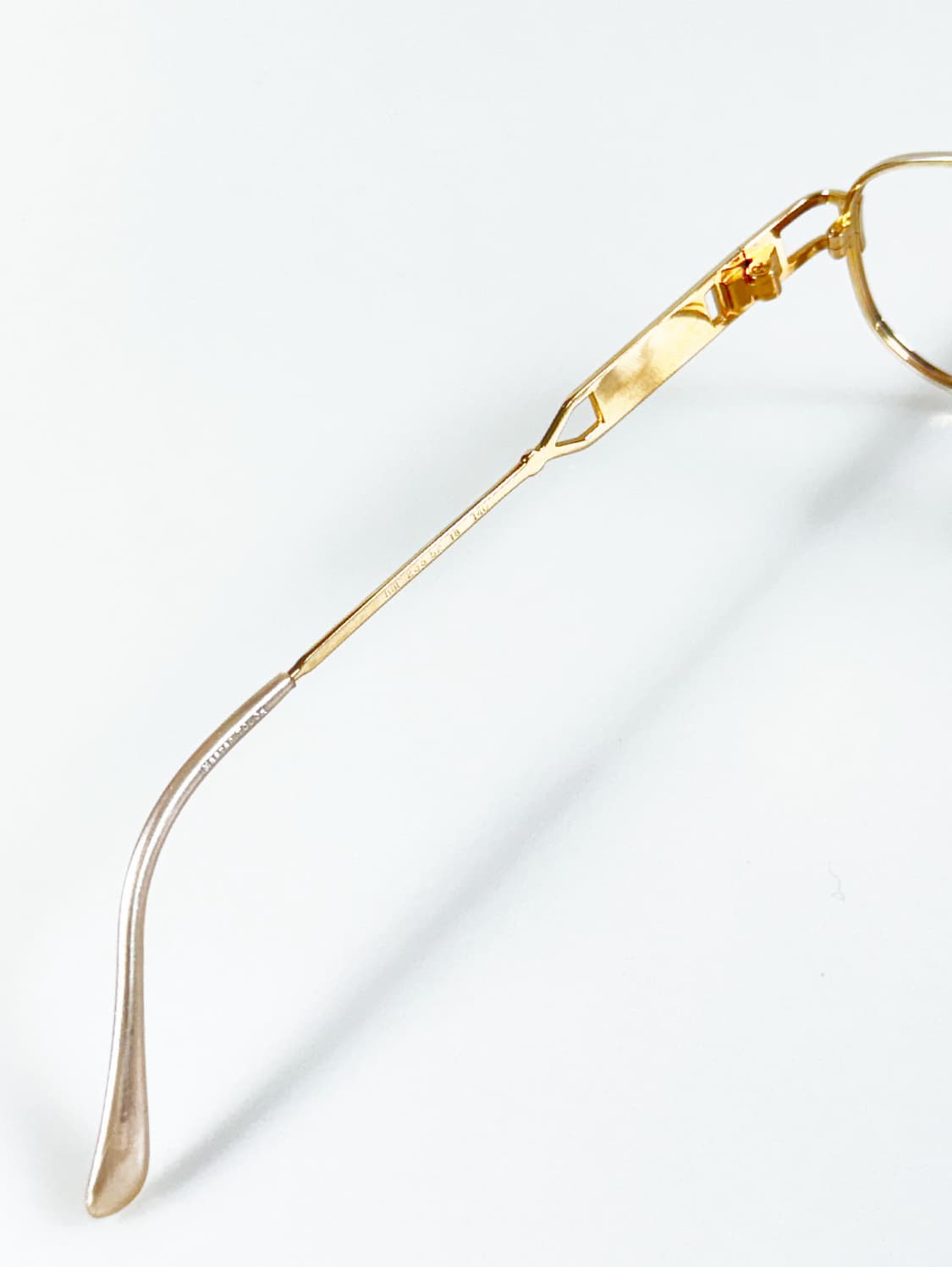 90s P.S.C. FASHION 골드 스퀘어 메탈 빈티지 안경 상품이미지7