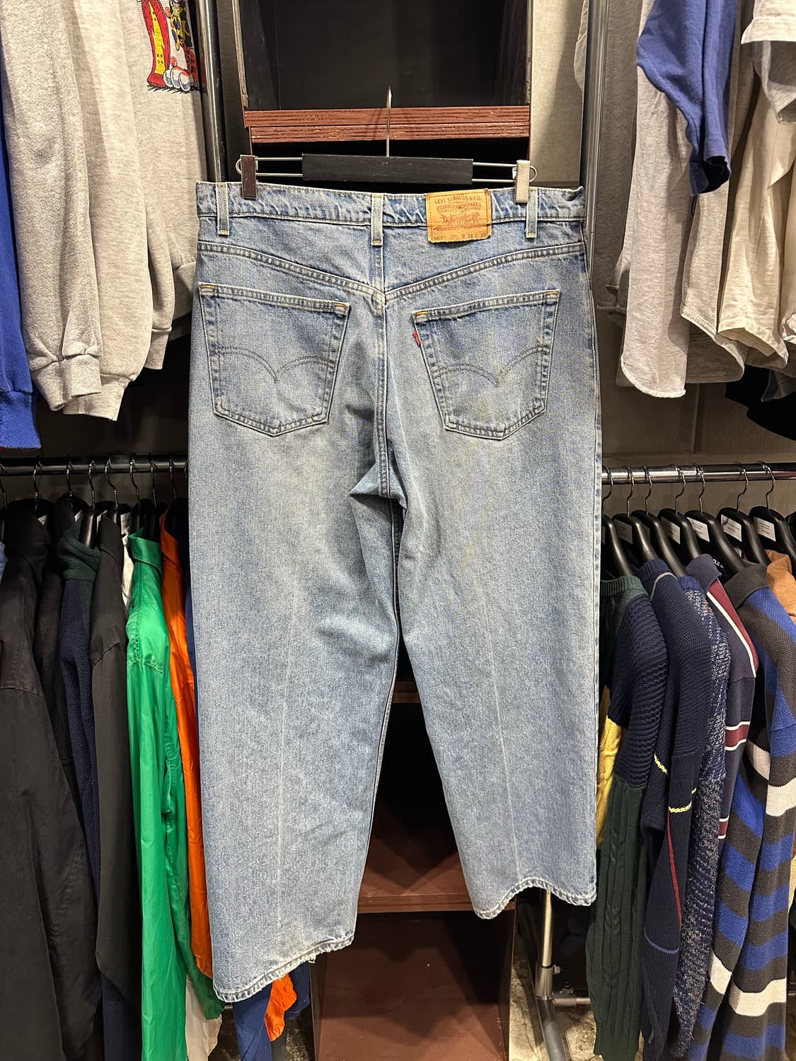 빈티지 90s 리바이스 567 데님 팬츠  상품이미지2