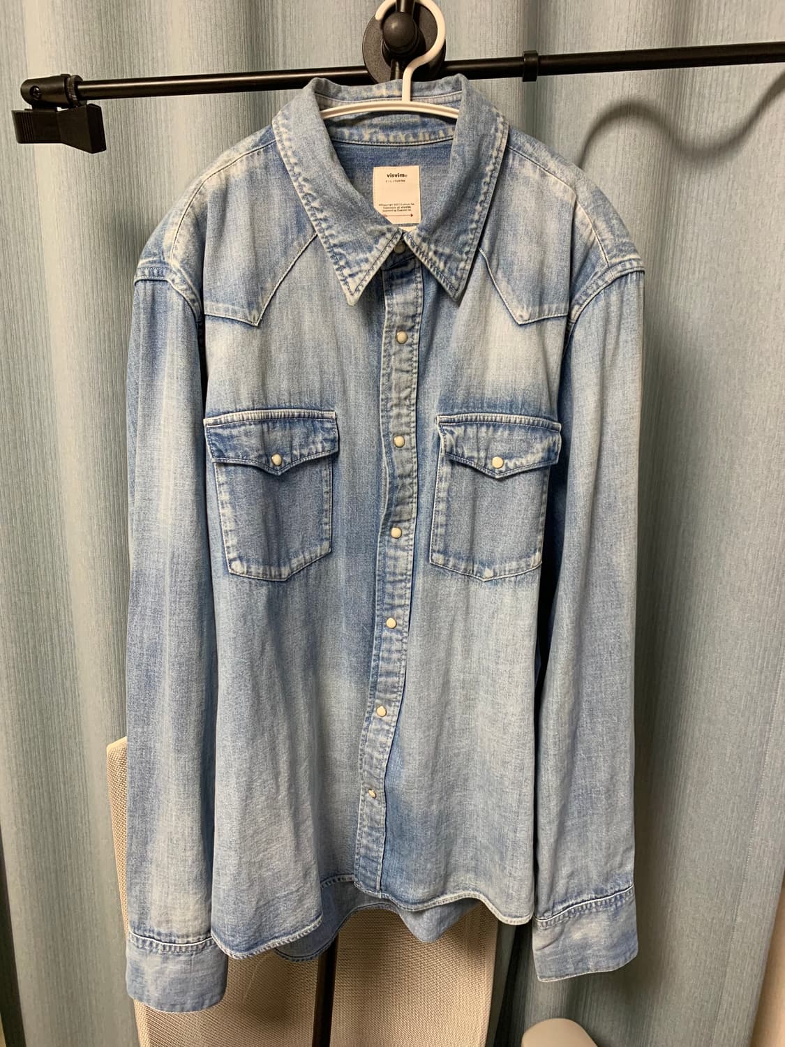 (Size 2) Visvim 소셜스컬프쳐 셔츠 DMGD 상품이미지1