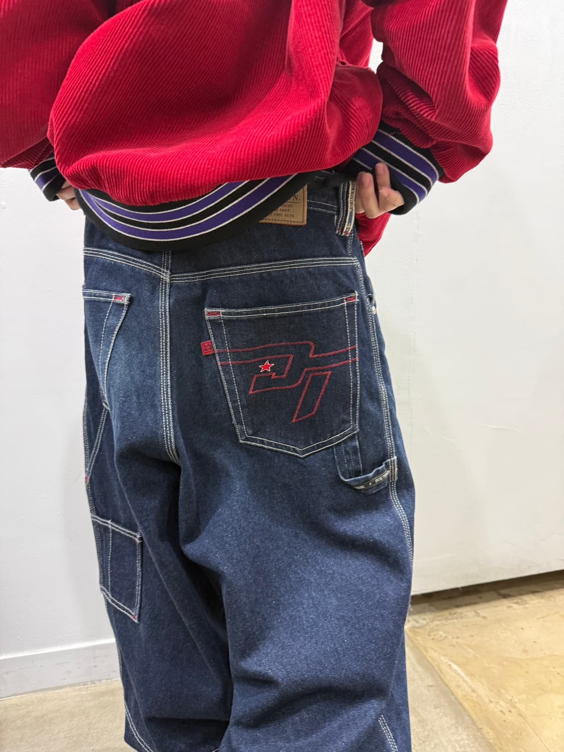 도그타운 올드스쿨 와이드 카펜터 데님팬츠 상품이미지2