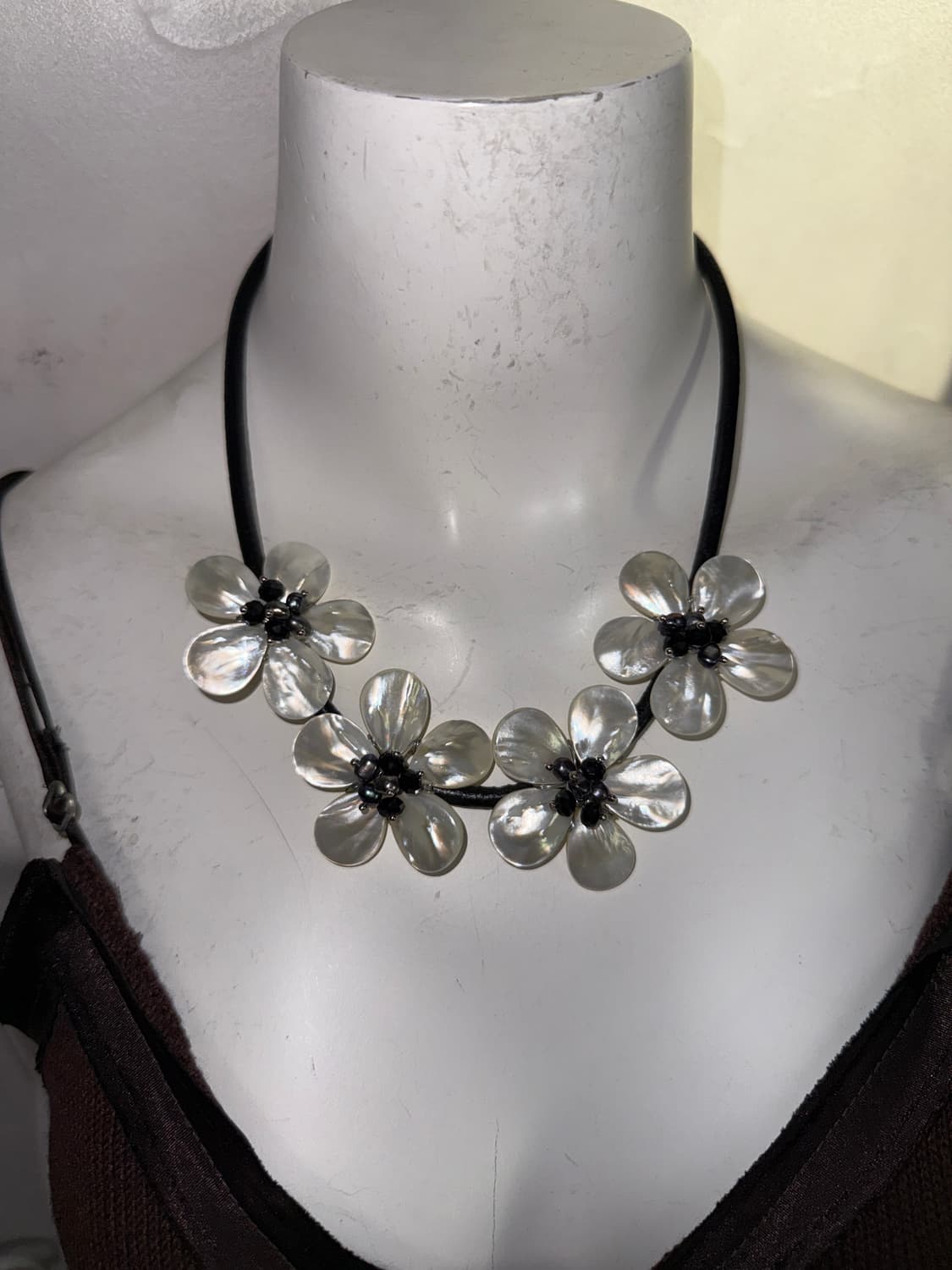 Shell flower beads necklace  상품이미지4