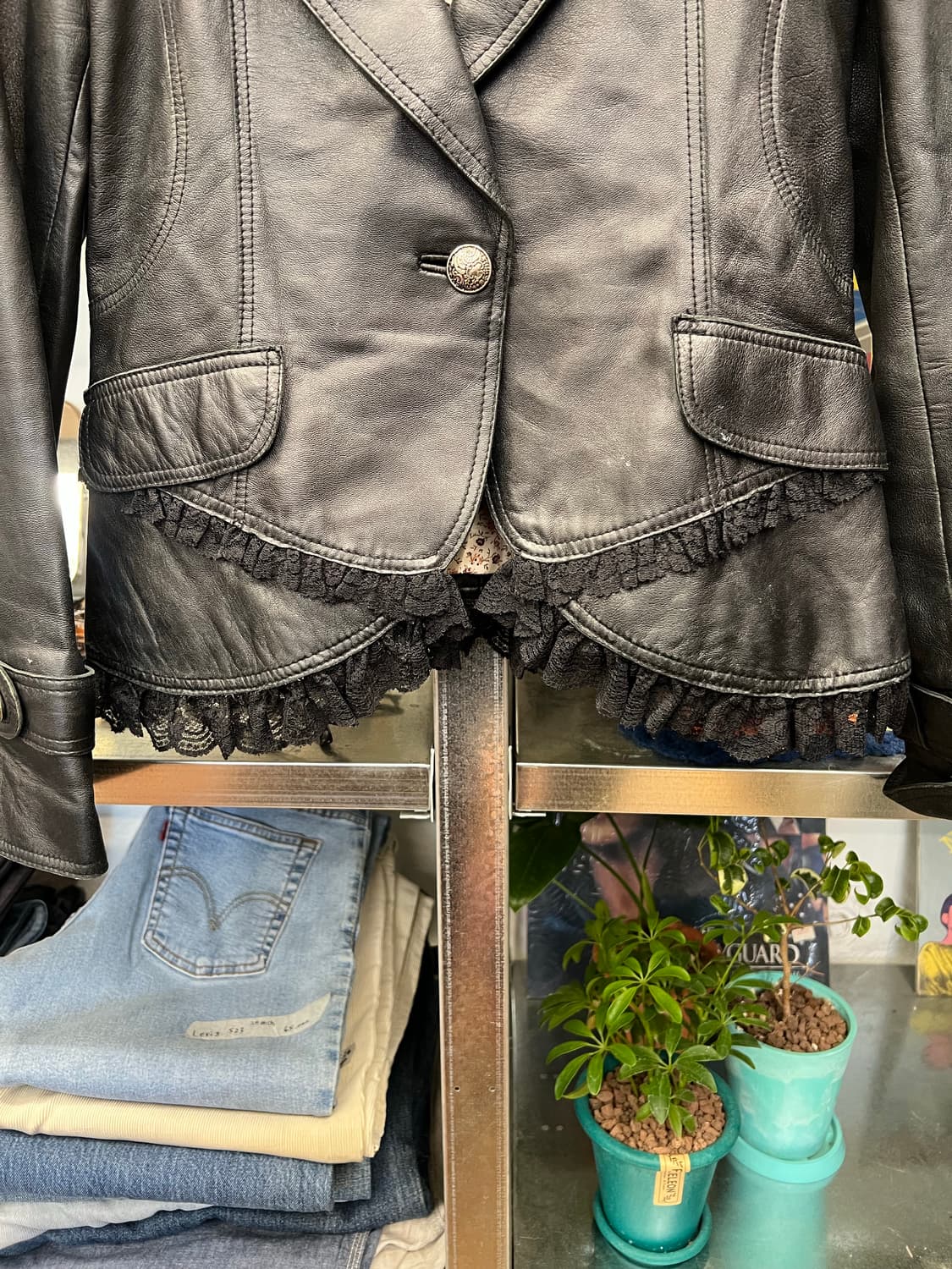 Real Leather Tailored Jacket 상품이미지3