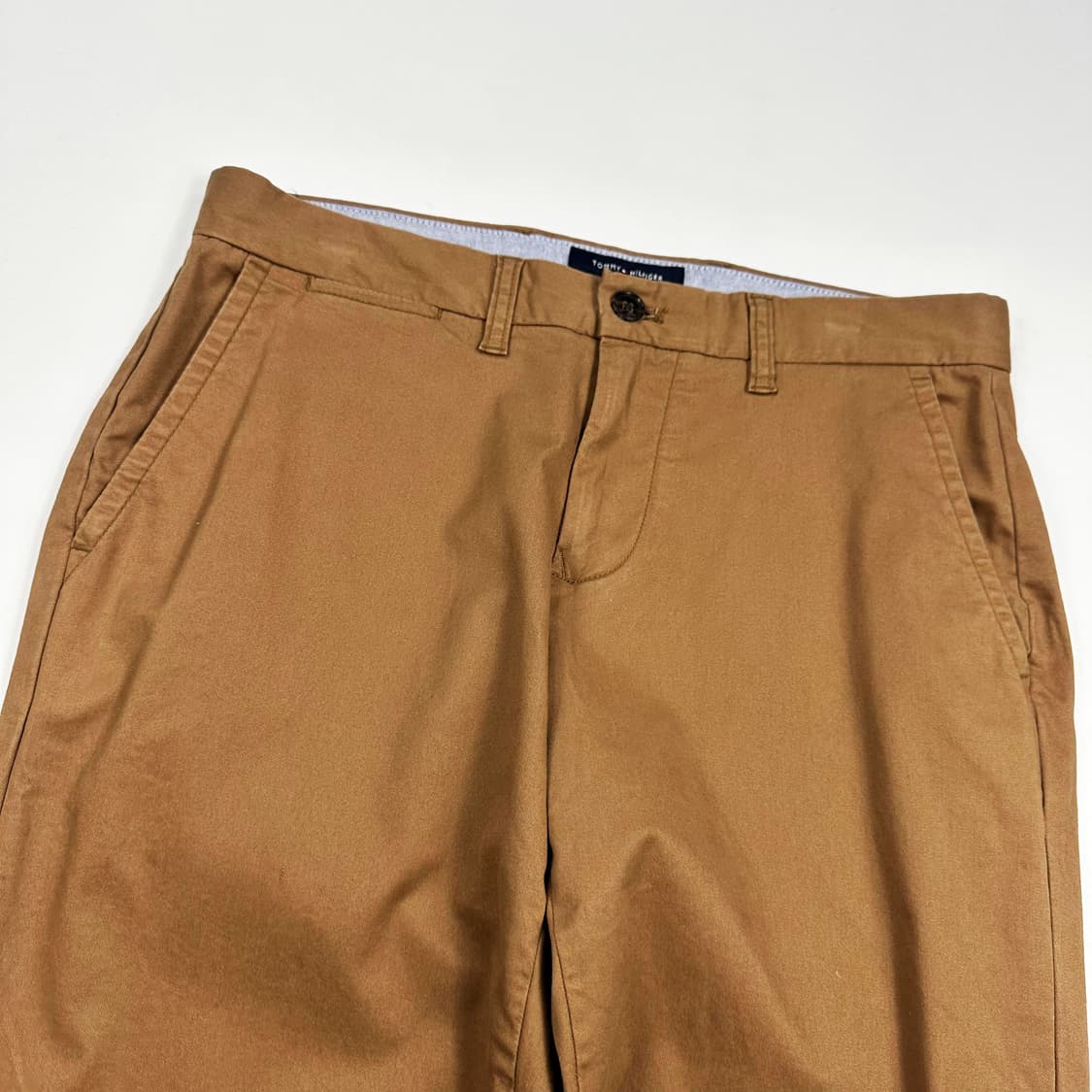 타미힐피거 플래그 커스텀핏 베이지 치노팬츠 (30인치) 상품이미지4