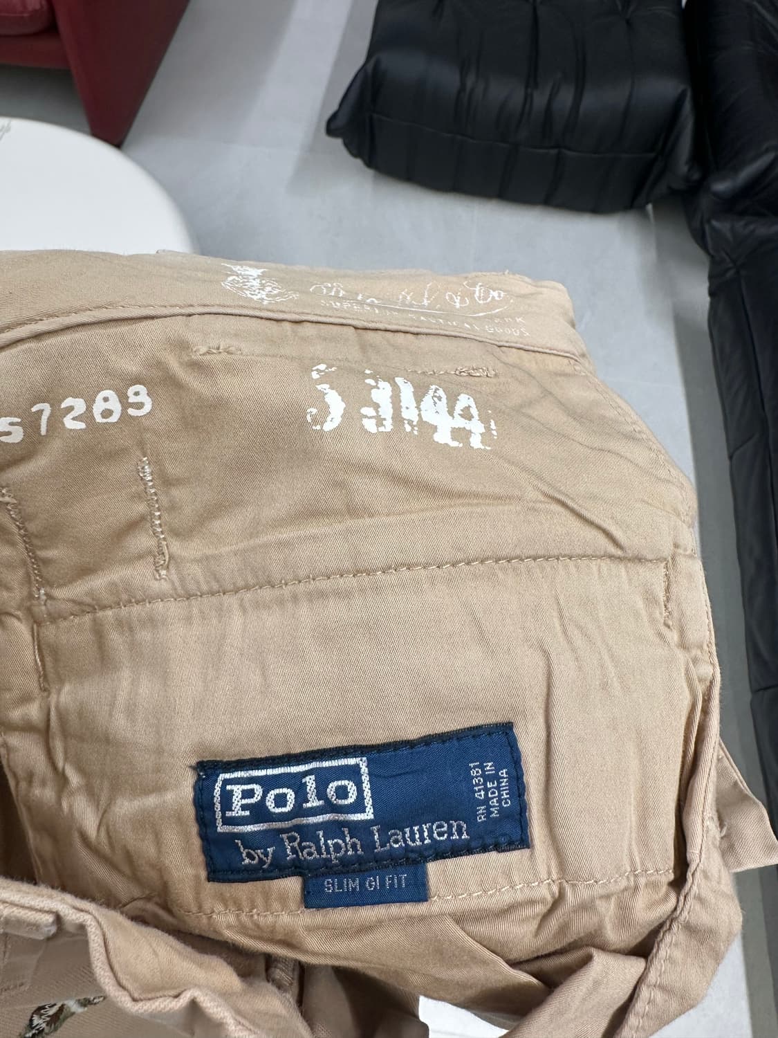 폴로 랄프로렌 강아지 자수 치노팬츠 34 상품이미지7