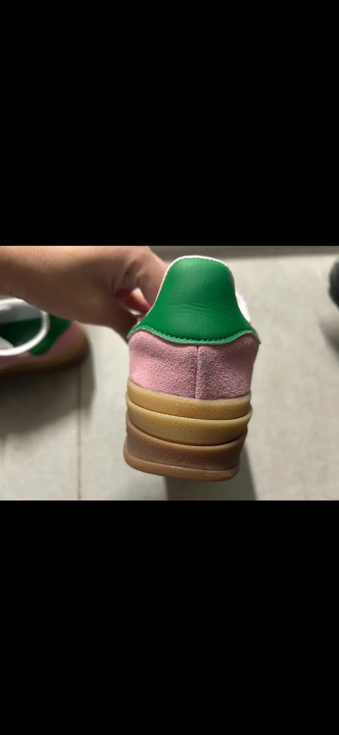 아디다스 가젤 볼드 핑크 그린 플랫폼 스니커즈 240 상품이미지5