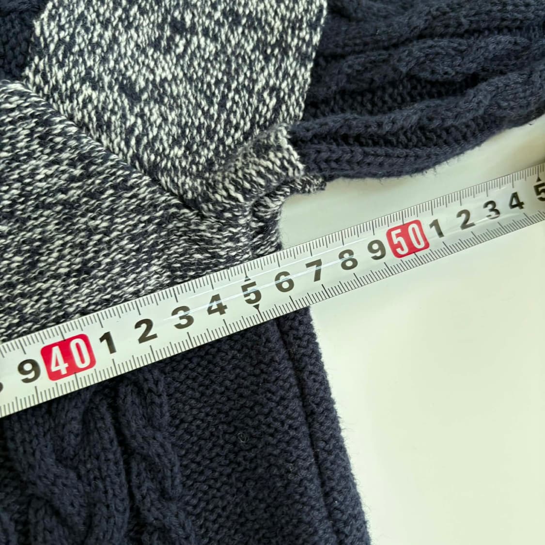 타미힐피거 스트라이프 케이블 걸즈 크루넥 니트(XS) 상품이미지7