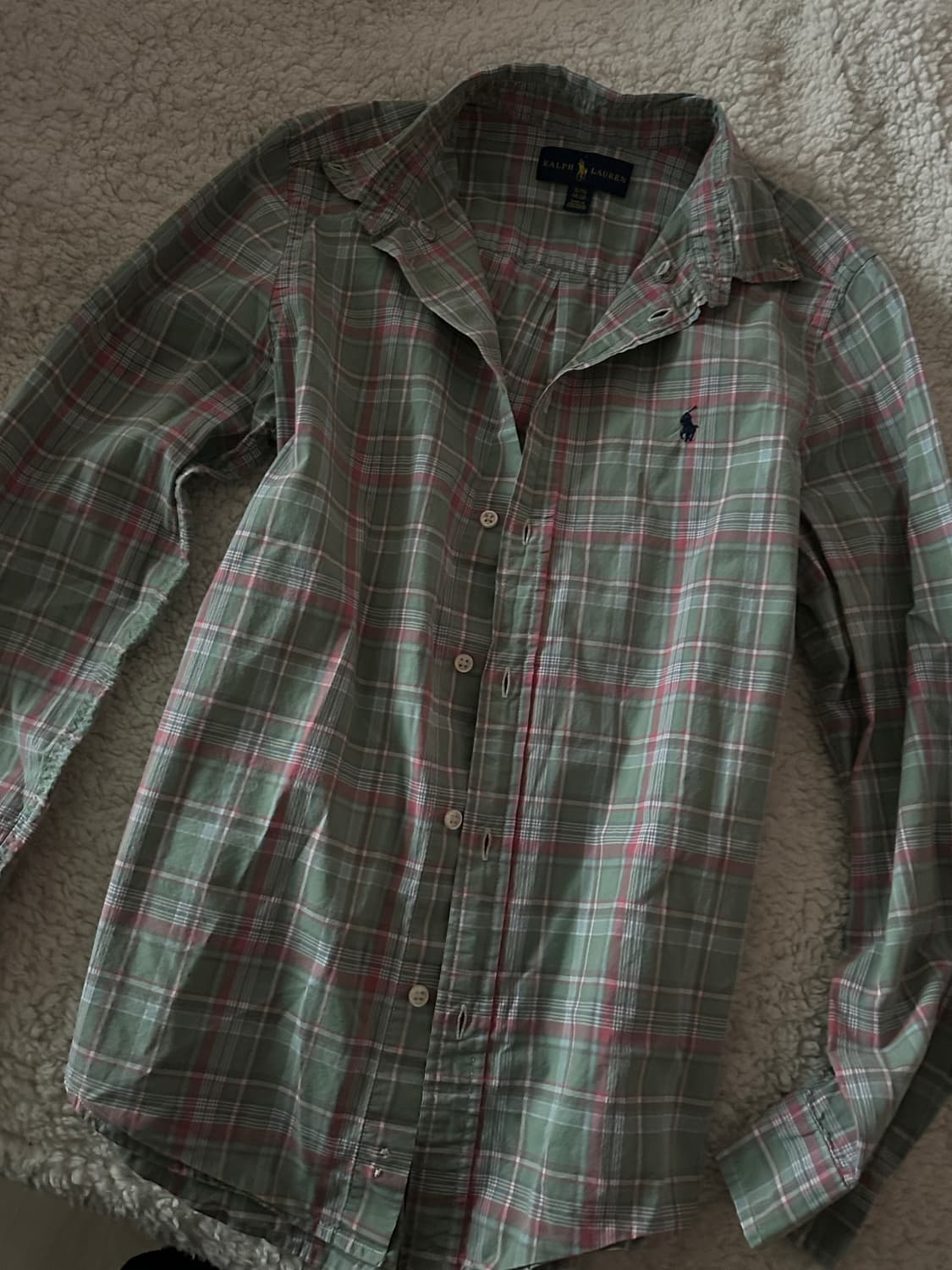 폴로 랄프로렌 체크 셔츠  상품이미지4