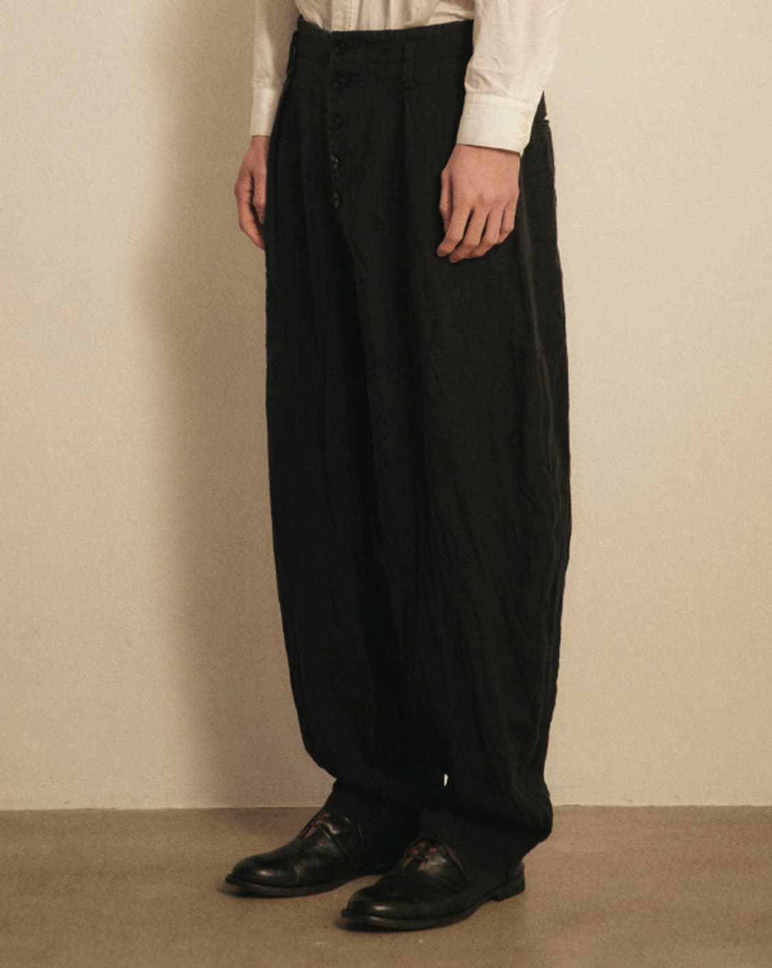 한솔킴 linen curved trousers 2 (원단 별주) 상품이미지4