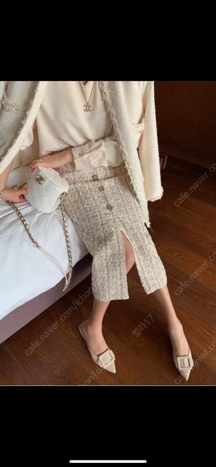 썸제이 트위드스커트😁 - 타임 마쥬 산드로 상품이미지2