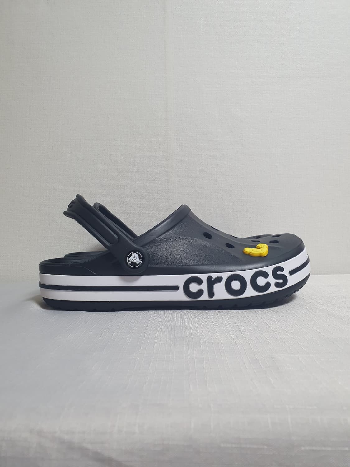 크록스 바야밴드 클로그 블랙화이트 270mm 상품이미지1