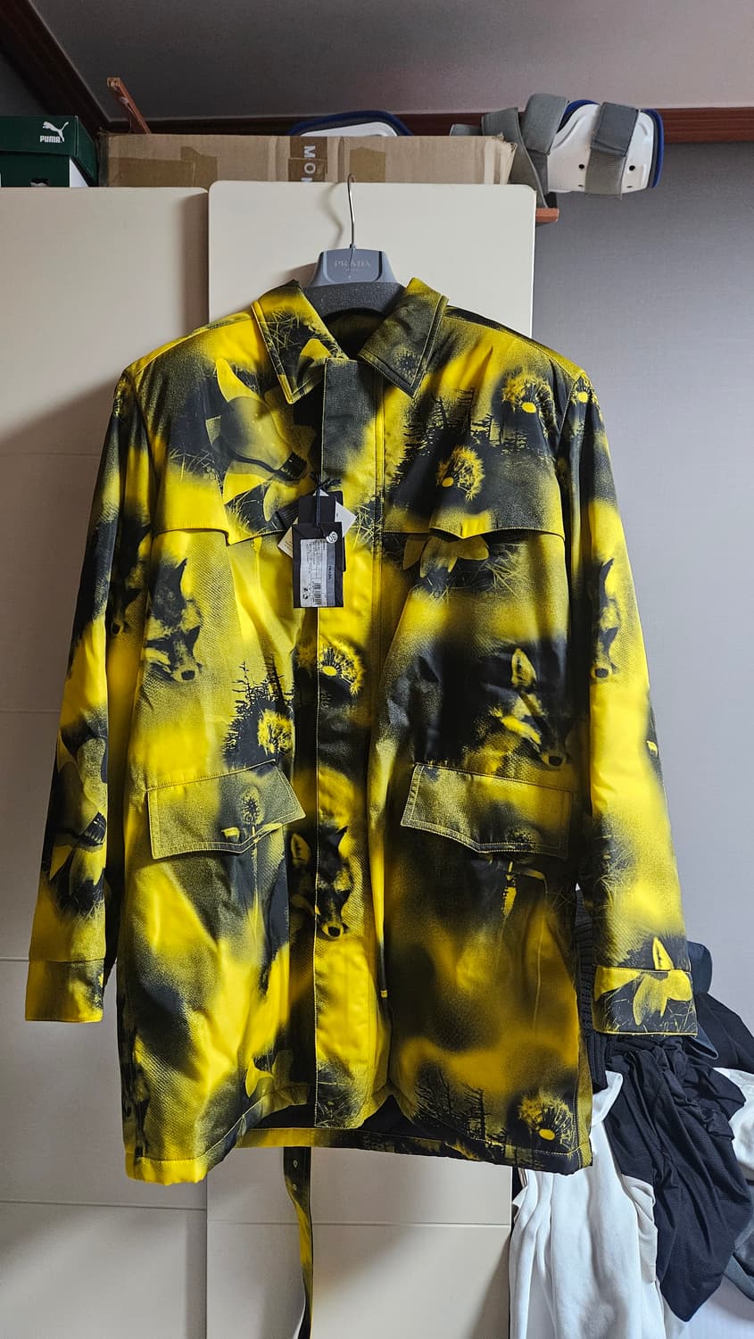 프라다 플로랄 아트프린트파카 자켓  롱패딩 prada 1천만원짜라 상품이미지1