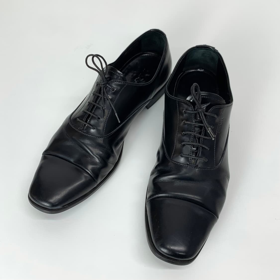 프라다 레더 더비 슈즈 상품이미지1