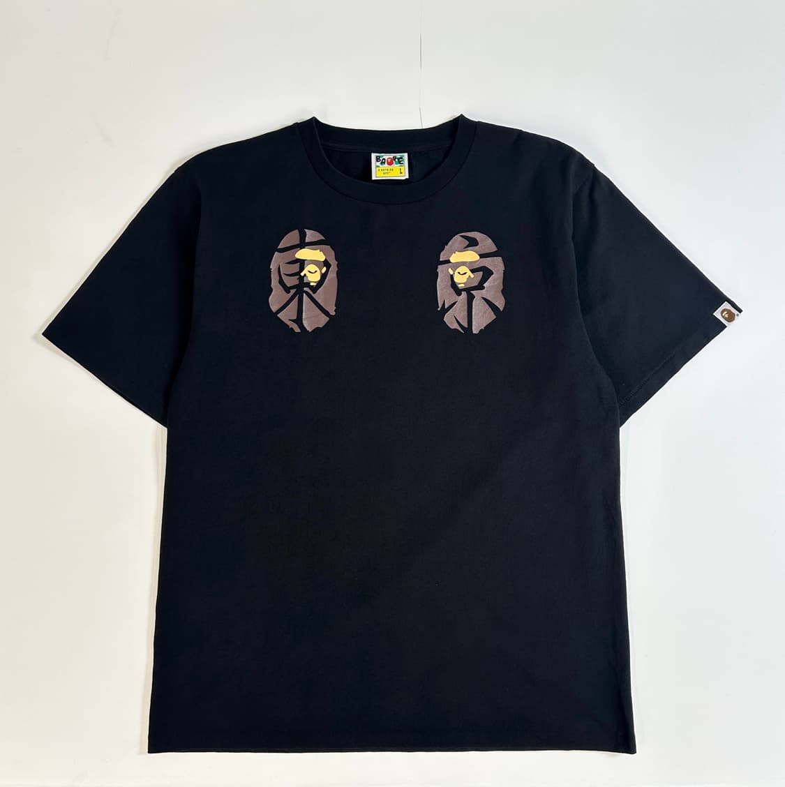 베이프 수베니어 BAPE SOUVENIR블랙 반팔 티셔츠 L  상품이미지1