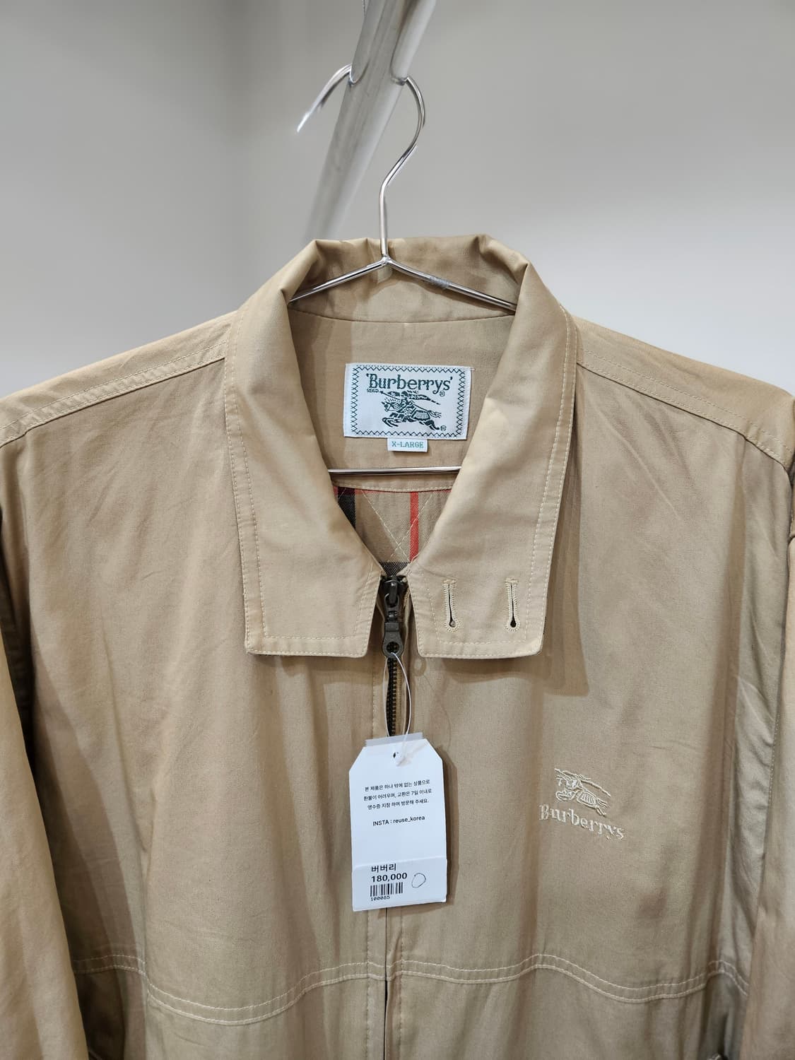 버버리 노바체크 리버시블 자켓 상품이미지3