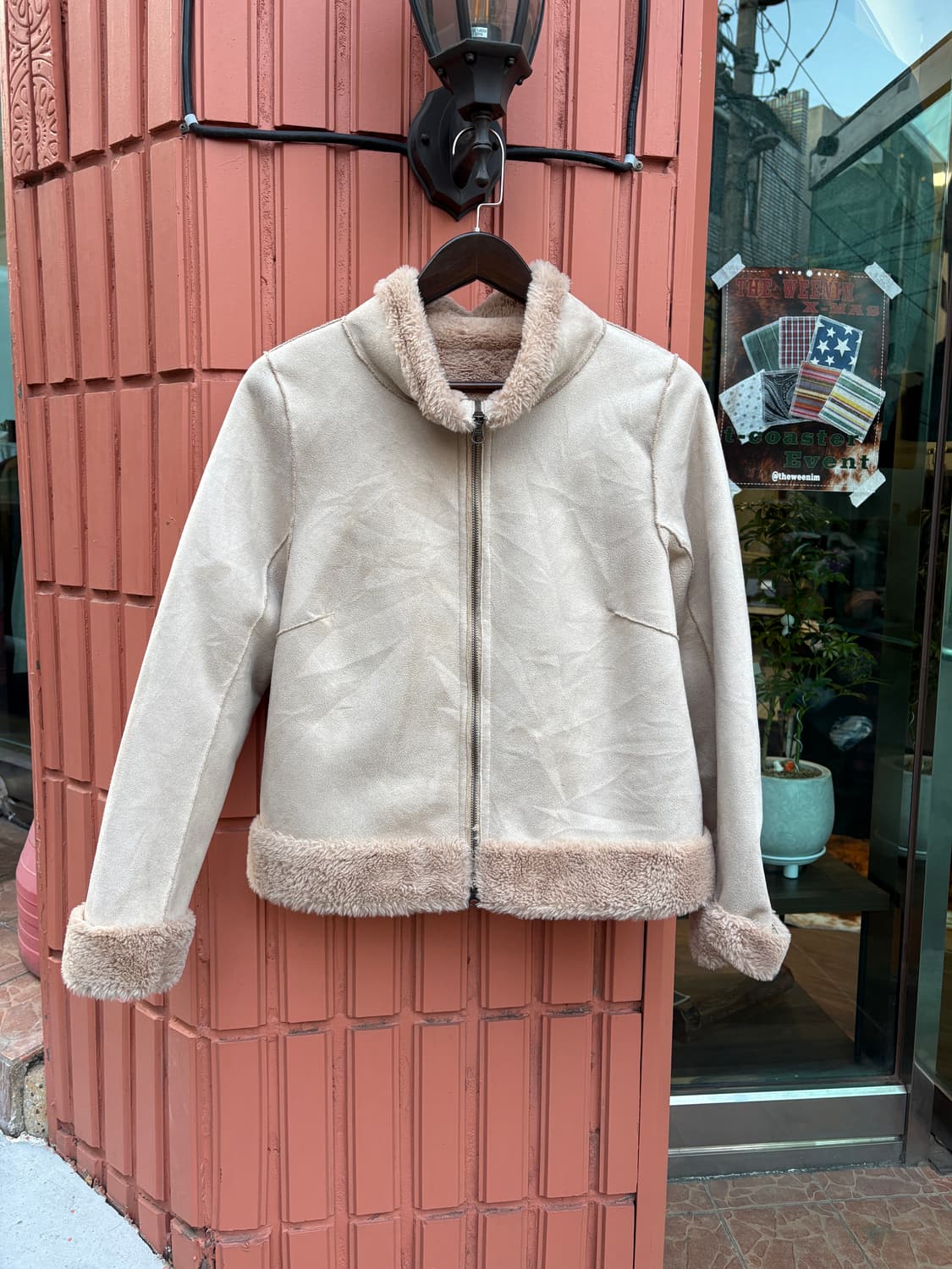 Japanese Vintage 스웨이드 무스탕 상품이미지1