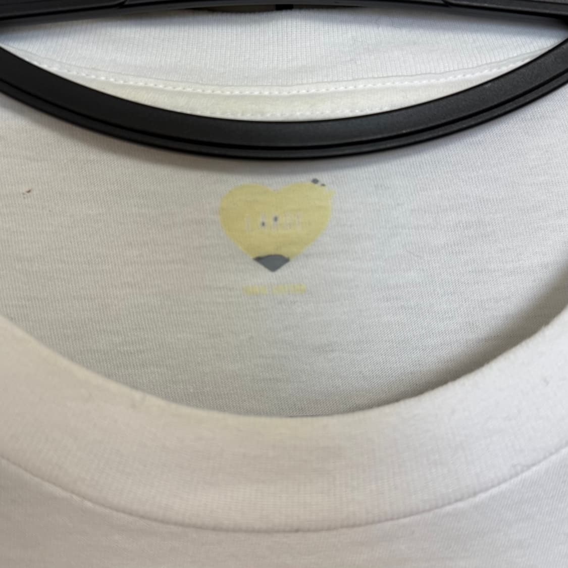 L 휴먼 메이드 티셔츠 화이트 (3팩) 블랙 레드 상품이미지4