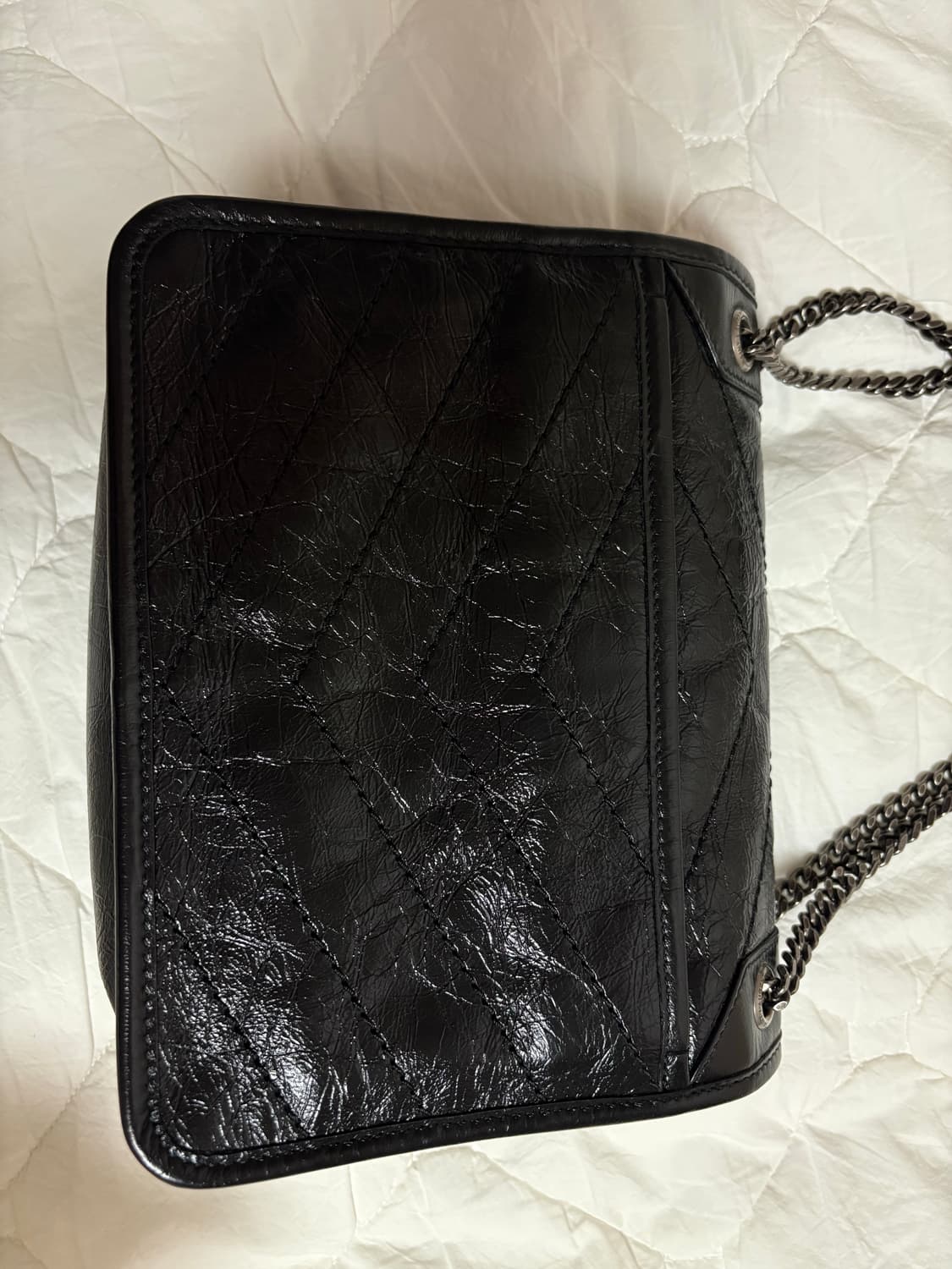 생로랑 니키백 베이비 블랙 상품이미지4