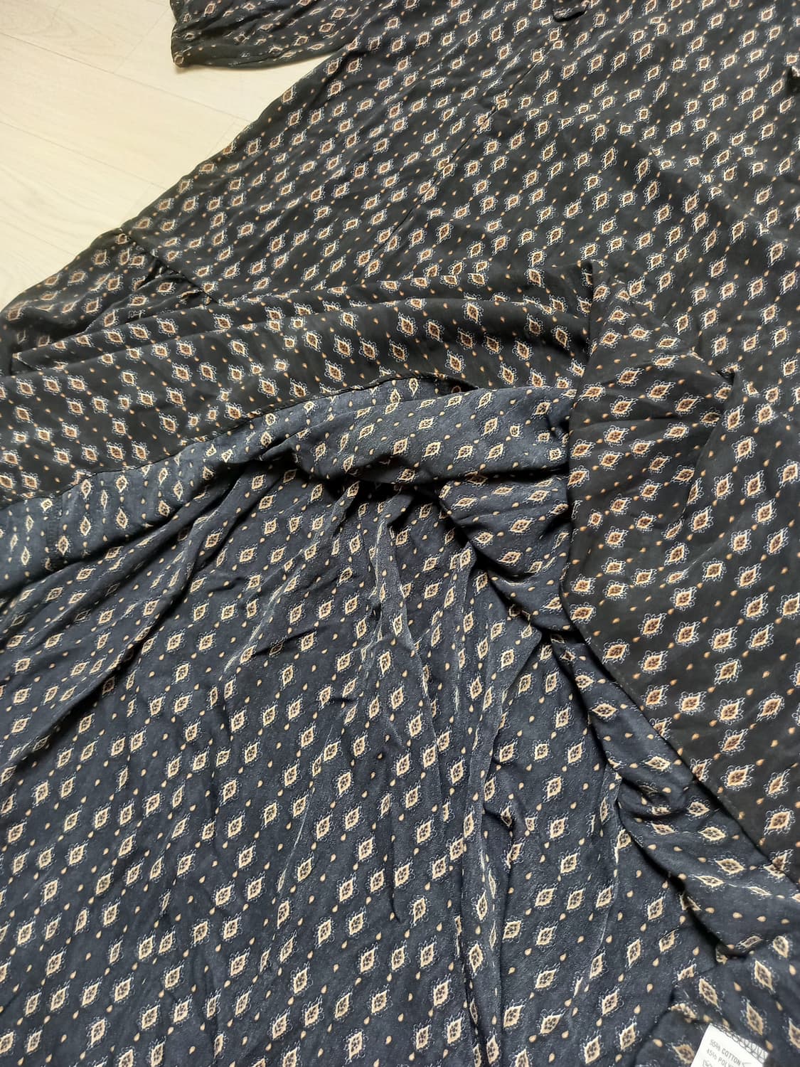 새상품 여성 쉬폰 어깨프릴 롱원피스~77 상품이미지3