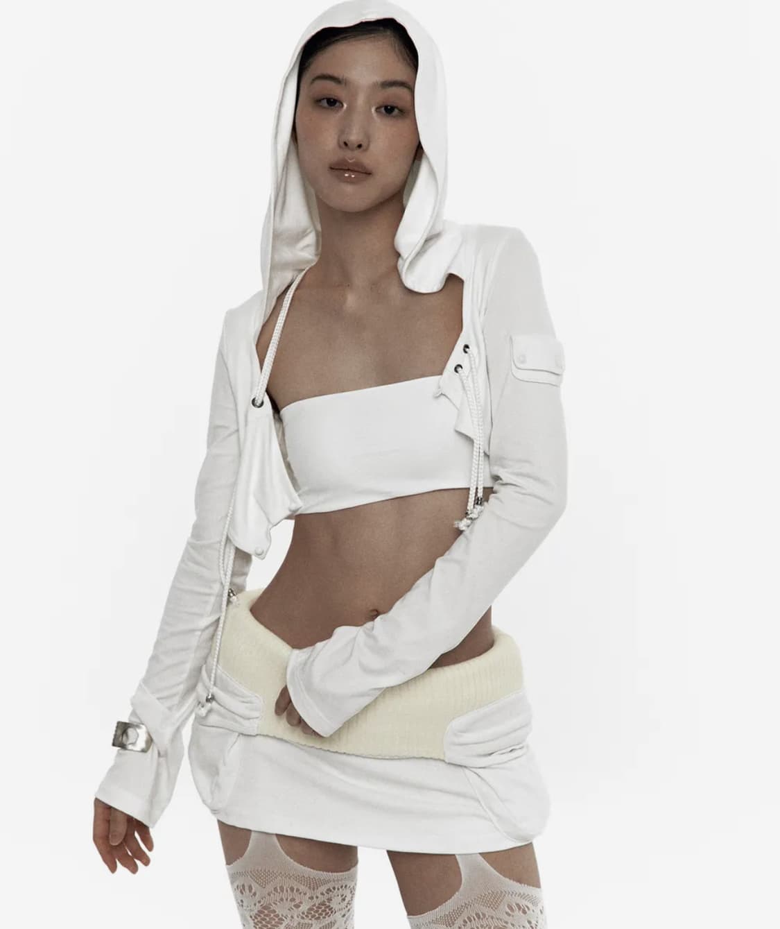 카시코 후디 볼레로 가디건 상품이미지7