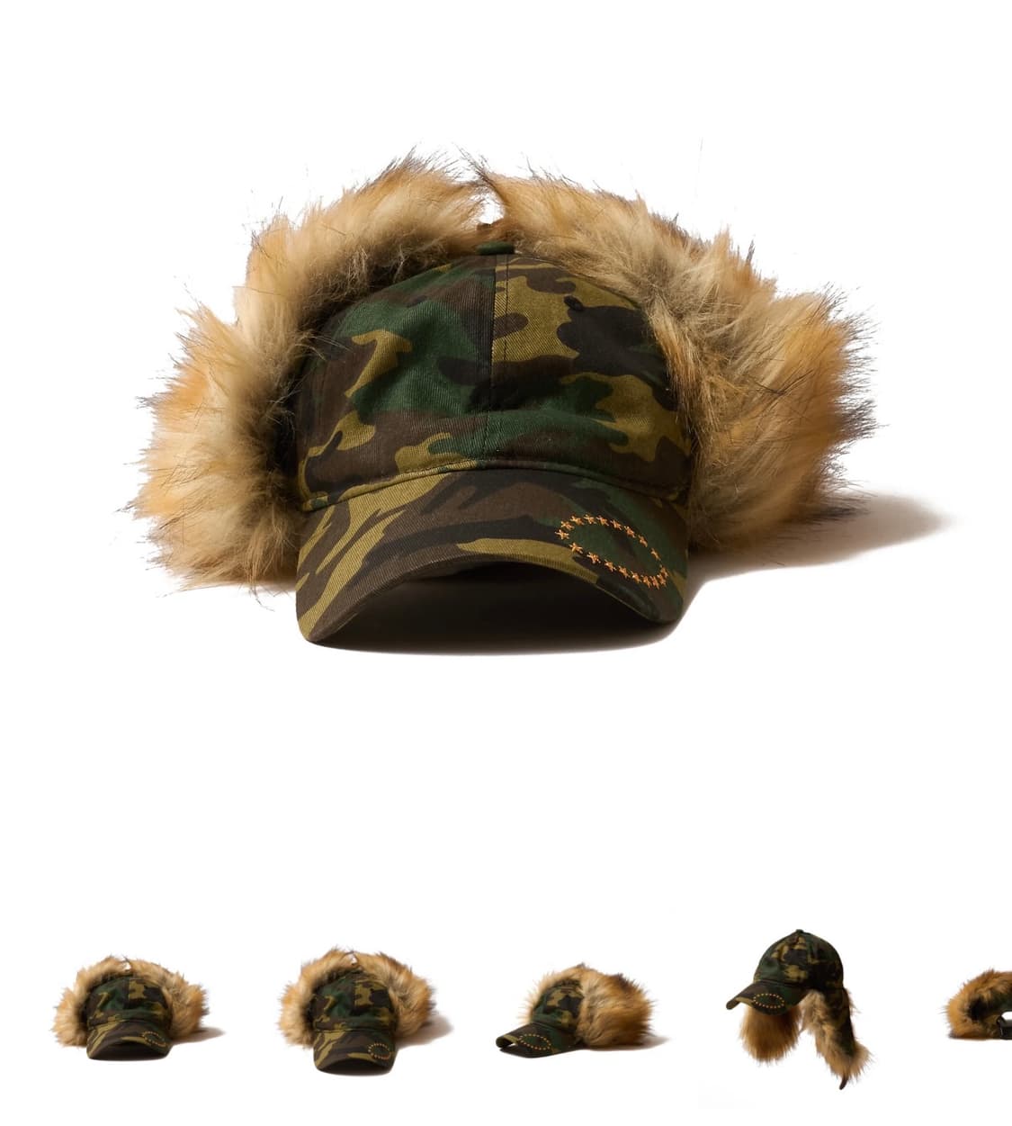 Afb 퍼 이어 트루퍼 햇 모자 카모그린 상품이미지1