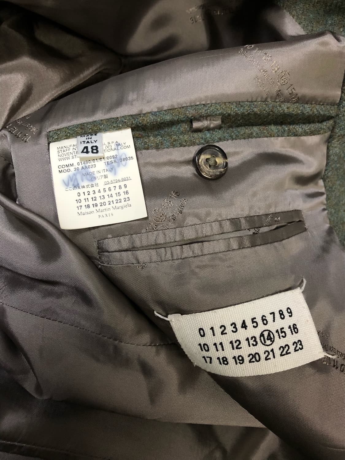 48) 마틴 마르지엘라 멜란지 코트 상품이미지4