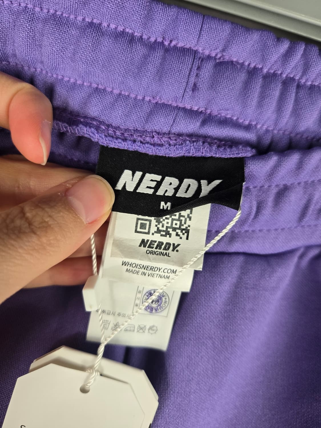 [무료배송]새상품 널디 M 심볼 패턴 블락 트랙 DNA 트레이닝 팬츠 상품이미지7