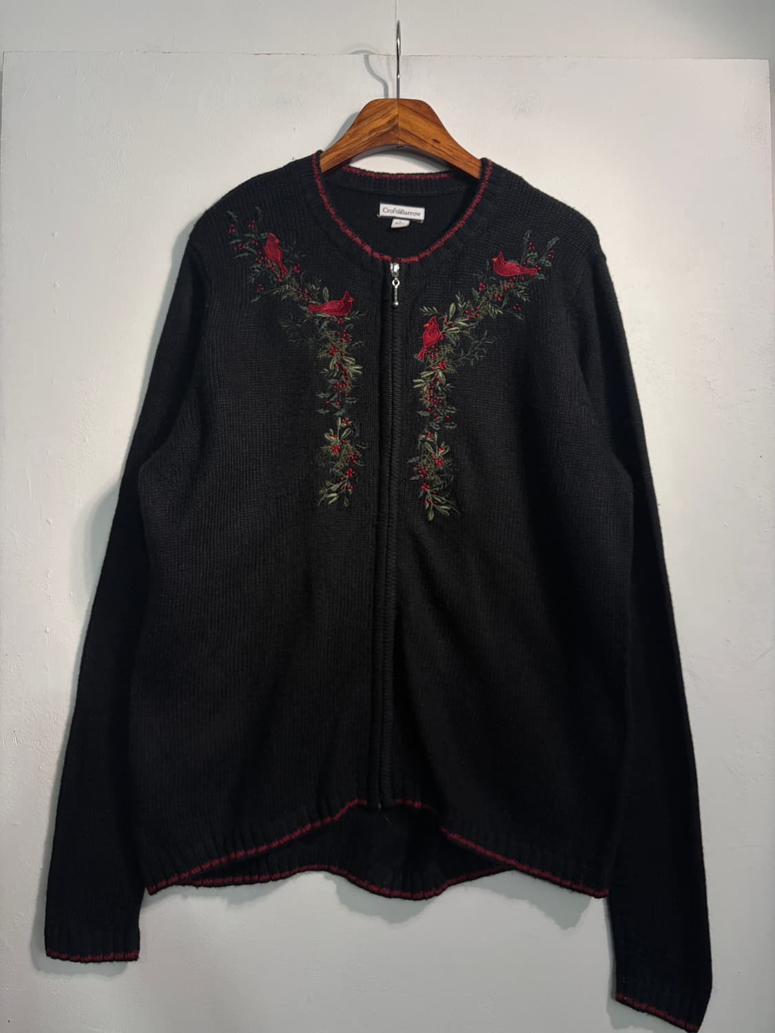 [L] U.S.A. 라미&실크 어글리니트 리스 가디건 L 상품이미지1