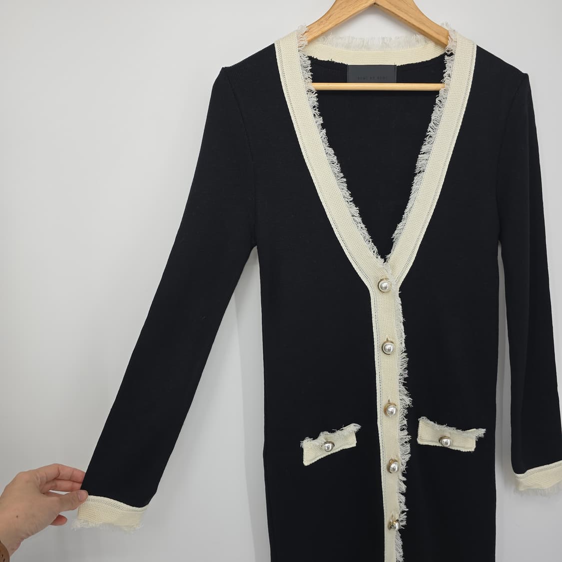 보미바이보미 트위드 니트 원피스 / 가디건 원피스 상품이미지5