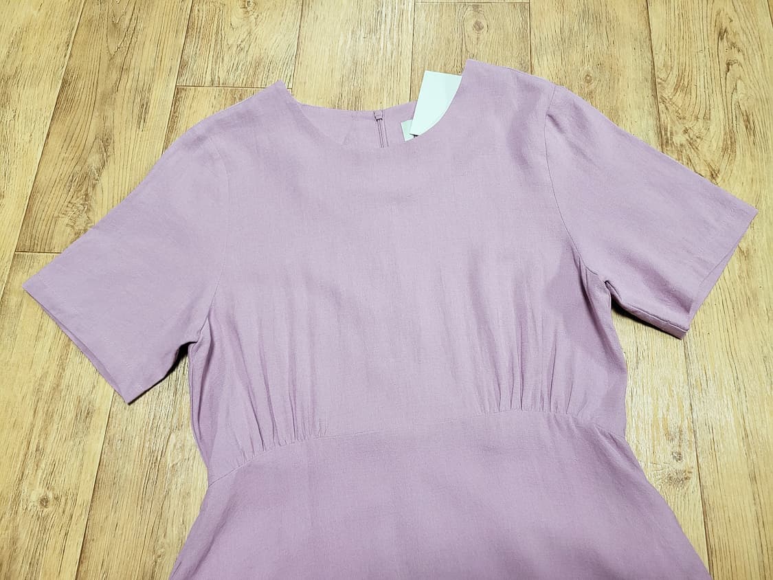 논로컬(NONLOCAL) 라벤다 린넨원피스 55 새상품 상품이미지2