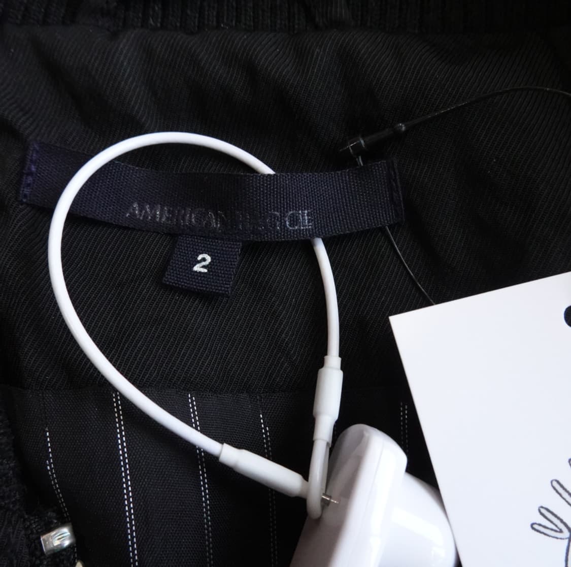 American Rag Cie 블랙 블루종 자켓 1913 상품이미지9