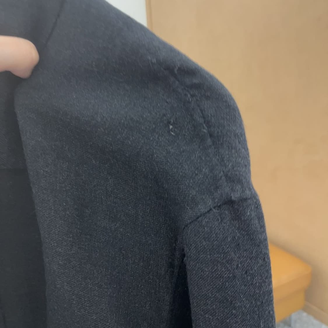 입생로랑 정품 자수로고 울 블루종 자켓 110 C06214 상품이미지7