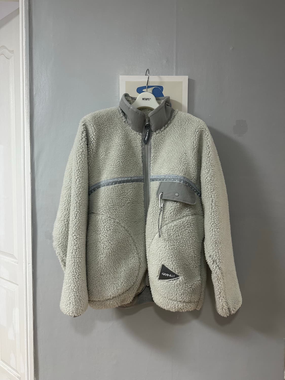 앤드원더 그라미치 플리스 자켓 라이트 그레이 L 상품이미지1