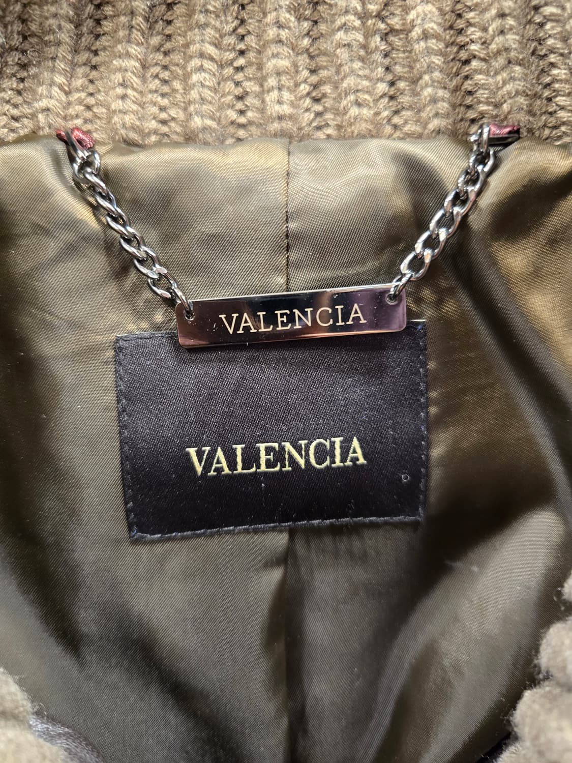 발렌시아 VALENCIA 양가죽 롱 패딩 55(S) 상품이미지8