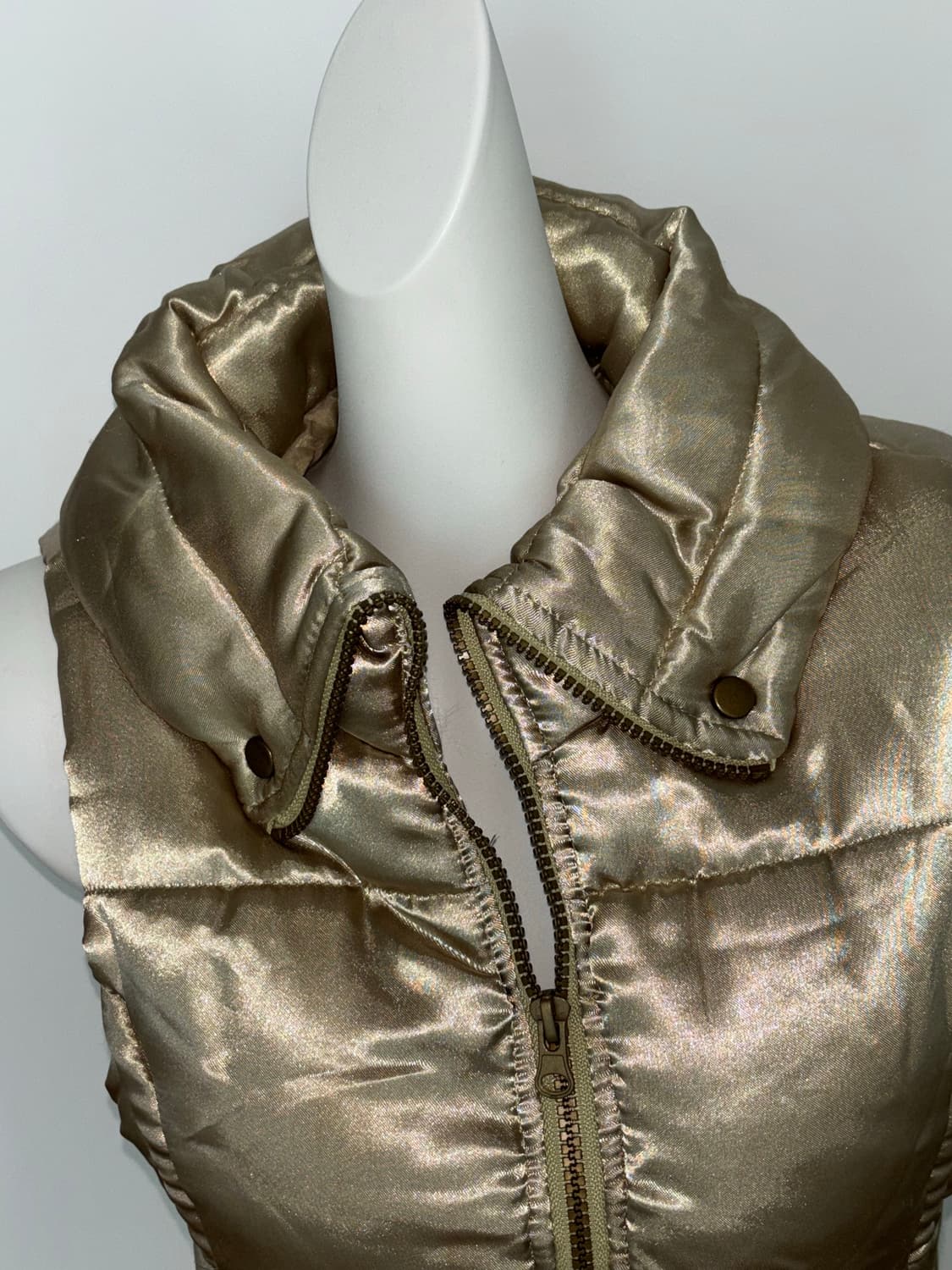 glitter gold vest padding 상품이미지3