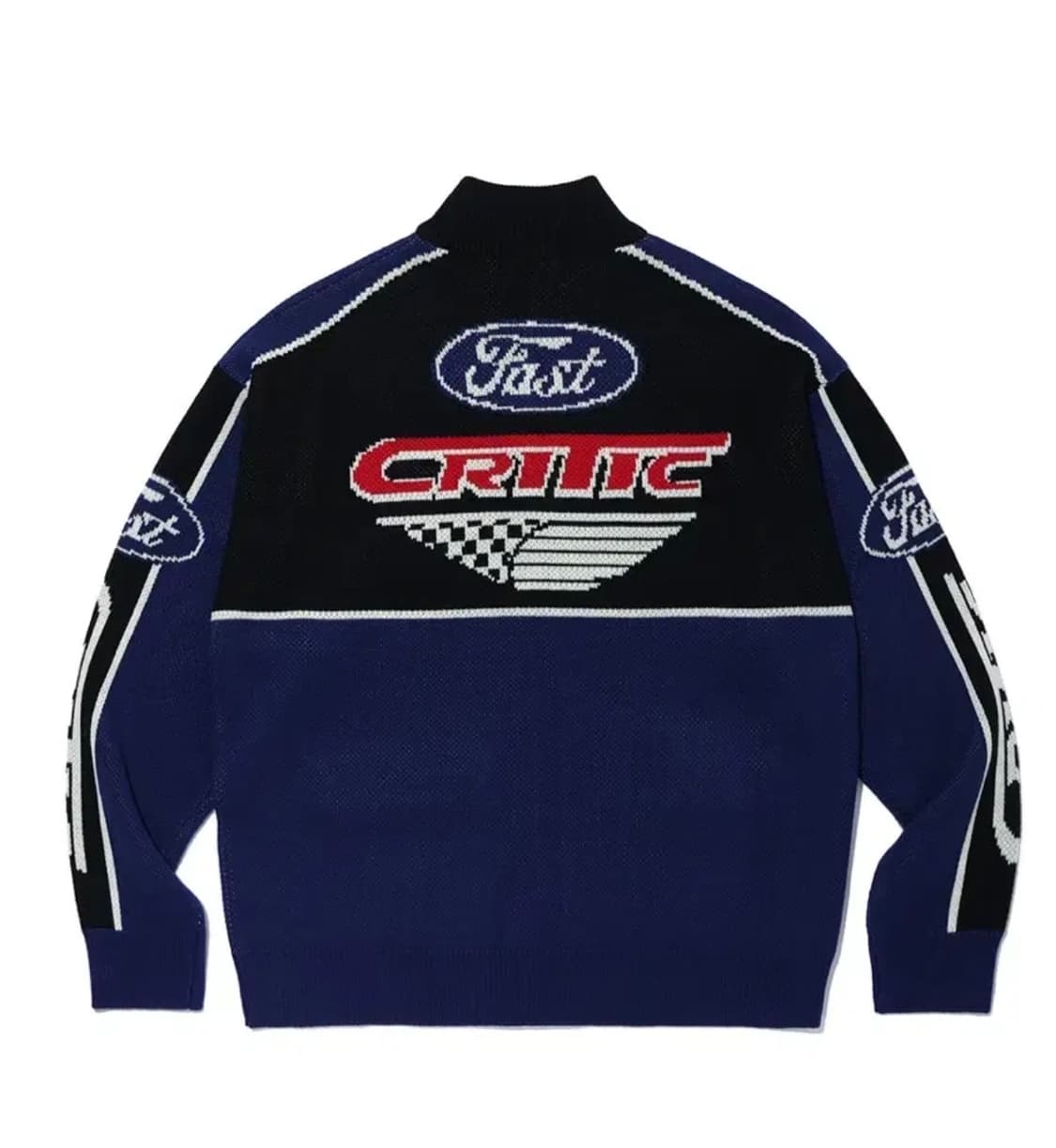 크리틱 레이싱 집업 니트 가디건 XL 상품이미지2