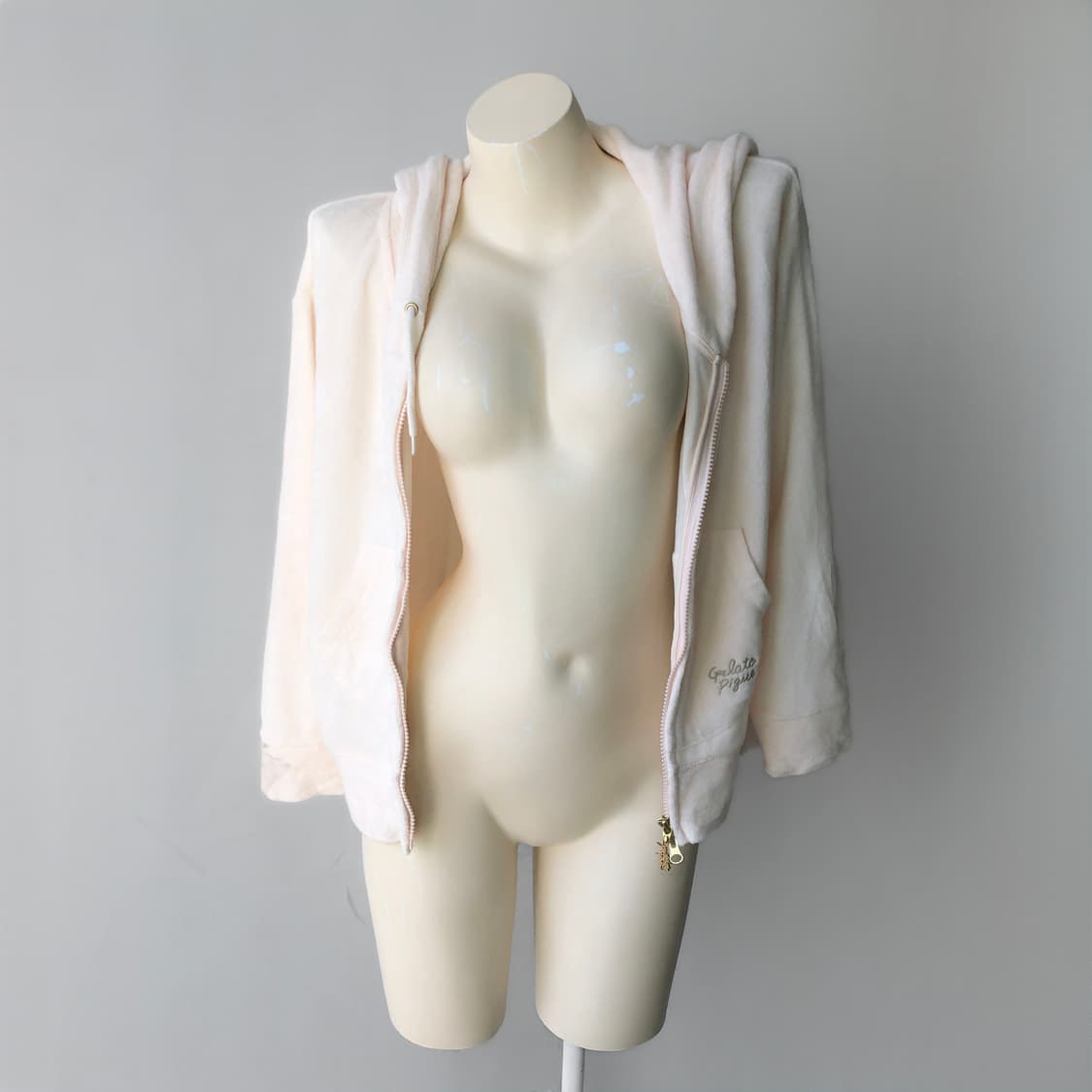 젤라또피케 페일 피치 후드 집업 상품이미지2