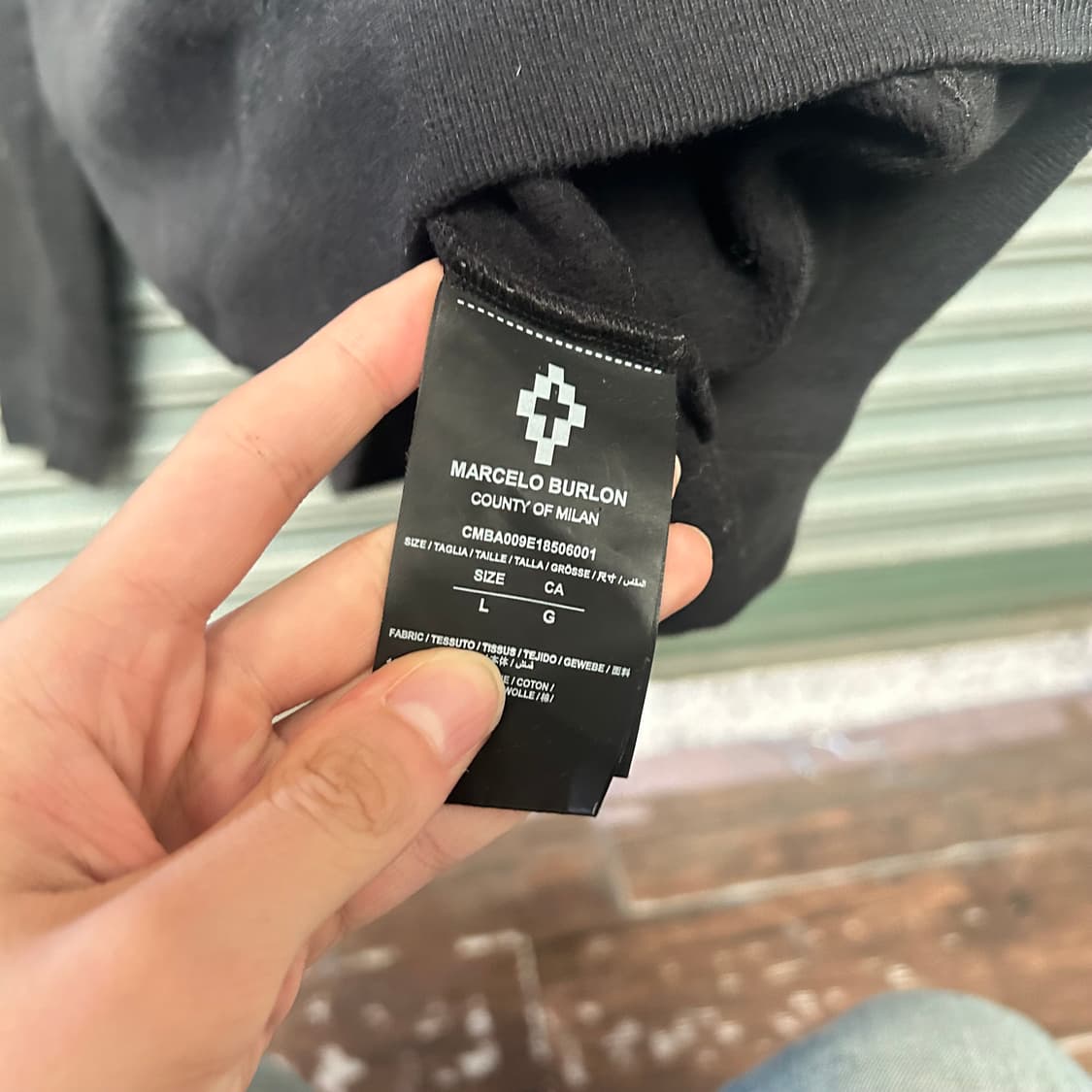 마르셀로불론 블랙 윙 맨투맨 상품이미지5