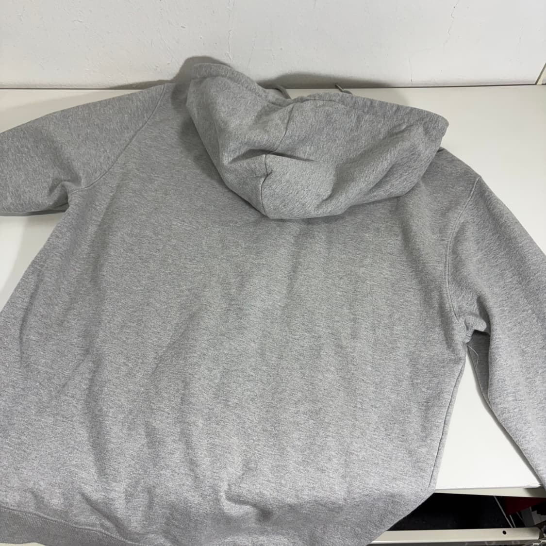 XL 멜란지마스터 그레이 투웨이 후드집업 상품이미지3