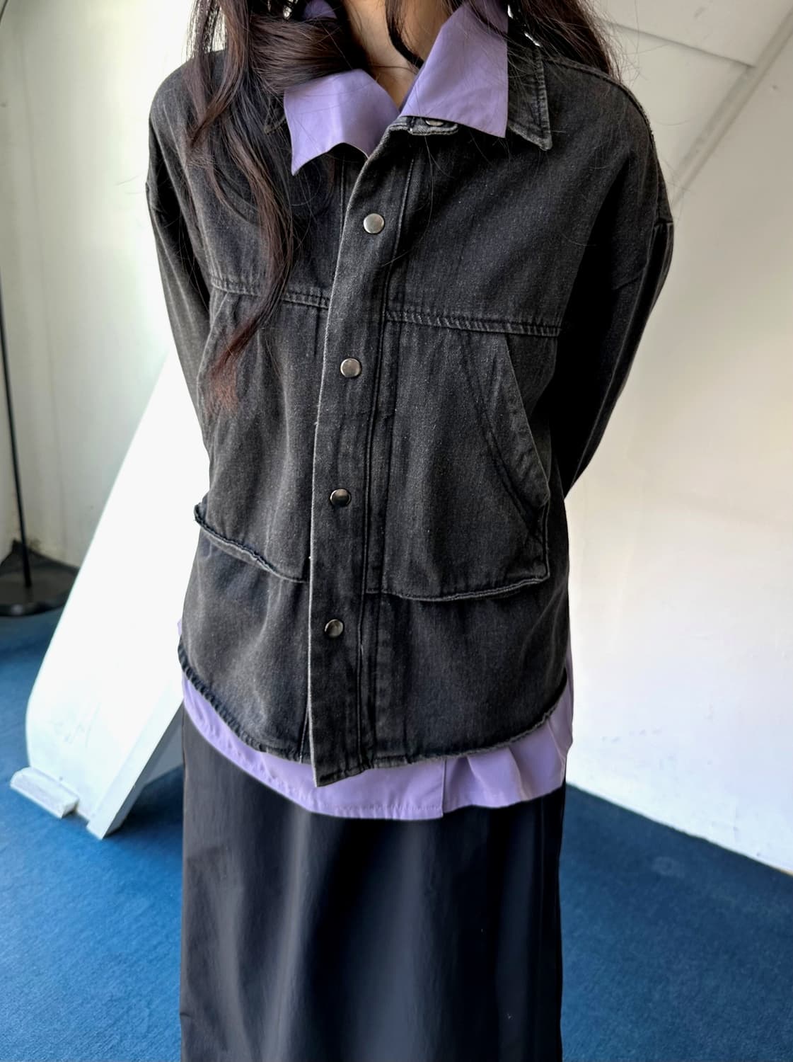 Denim utility pocket design blouson 상품이미지9