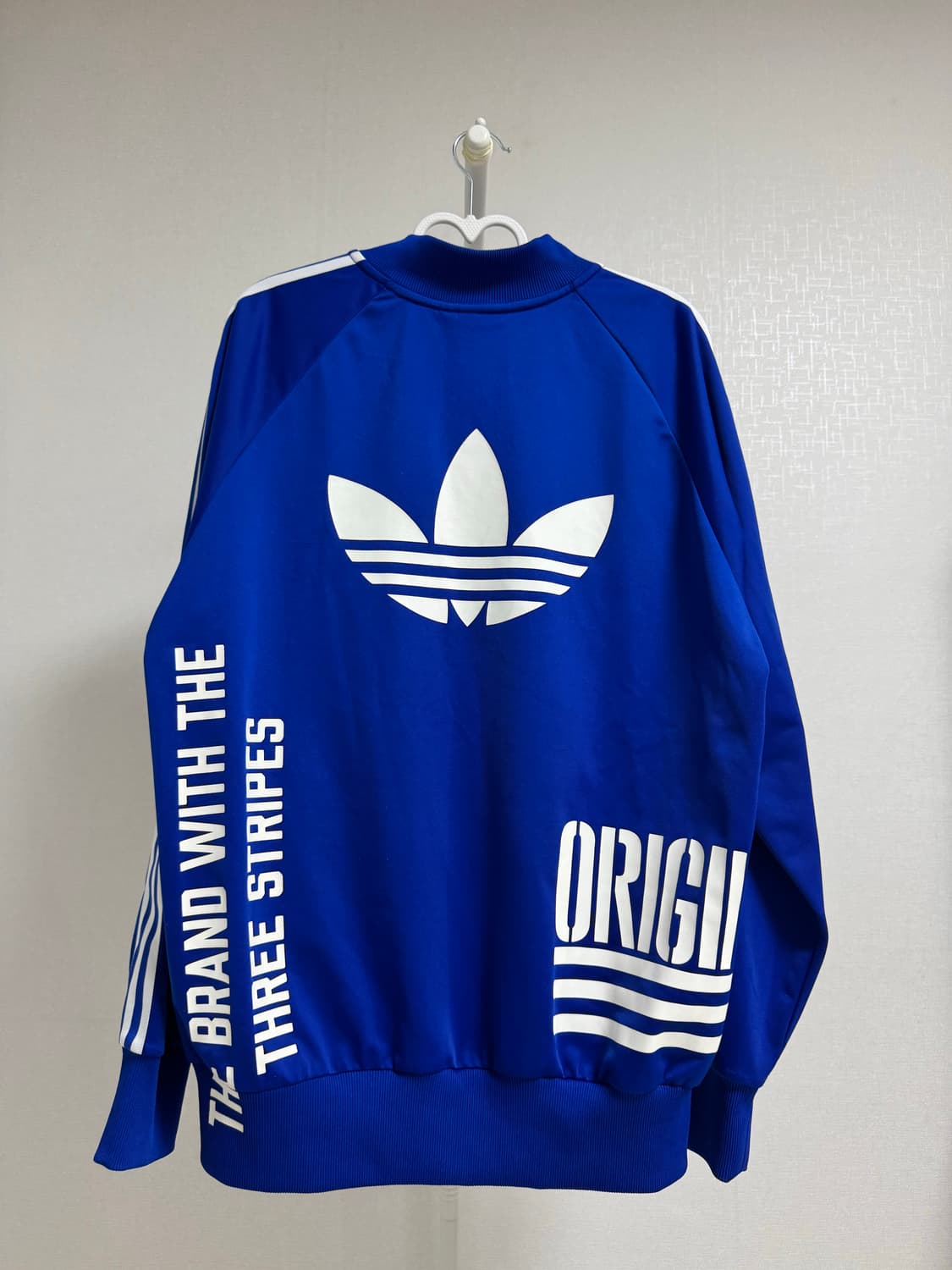 아디다스 오리지널 블루 트랙탑 져지 XL 상품이미지3