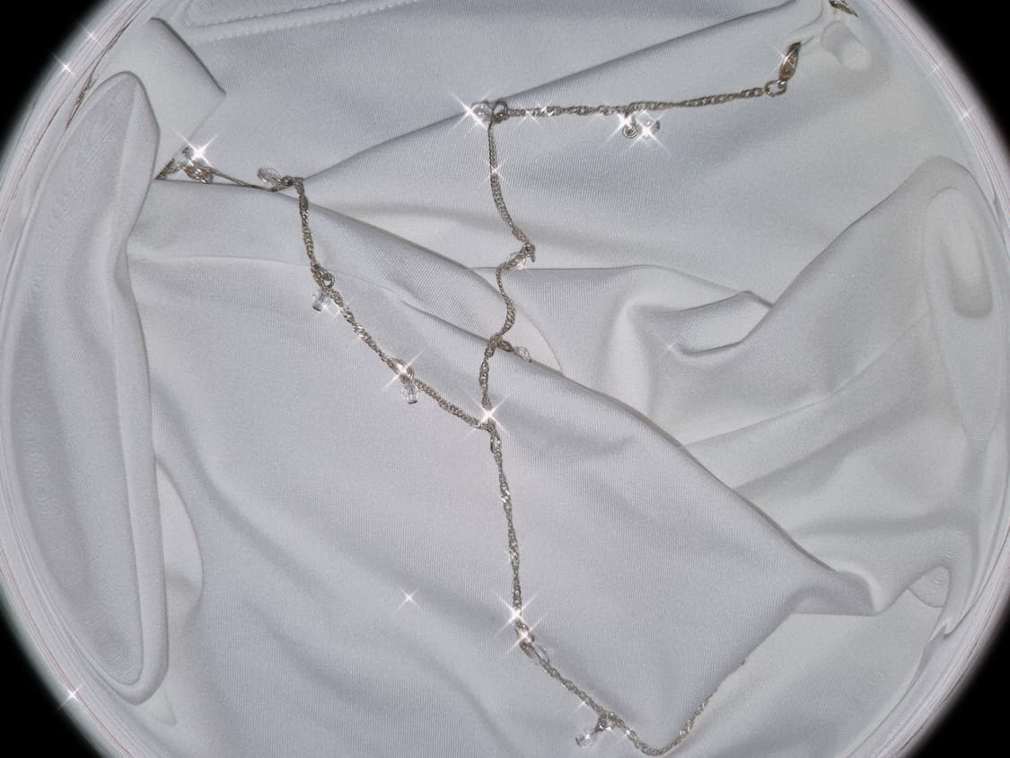 Vintage 01 Chain draped sleeveless top 상품이미지2