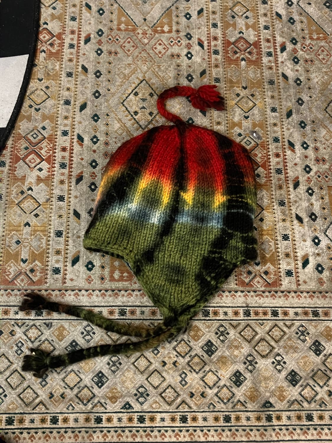 빈티지 뜨개 무지개 모자 비니  #csz2115 상품이미지1