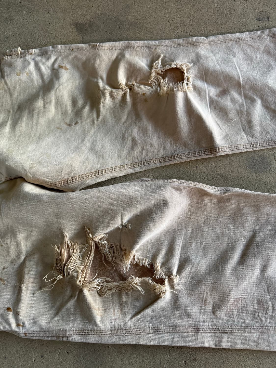 175$ 빈티지 칼하트 디스트레스드 카펜터 브라운 36 상품이미지2