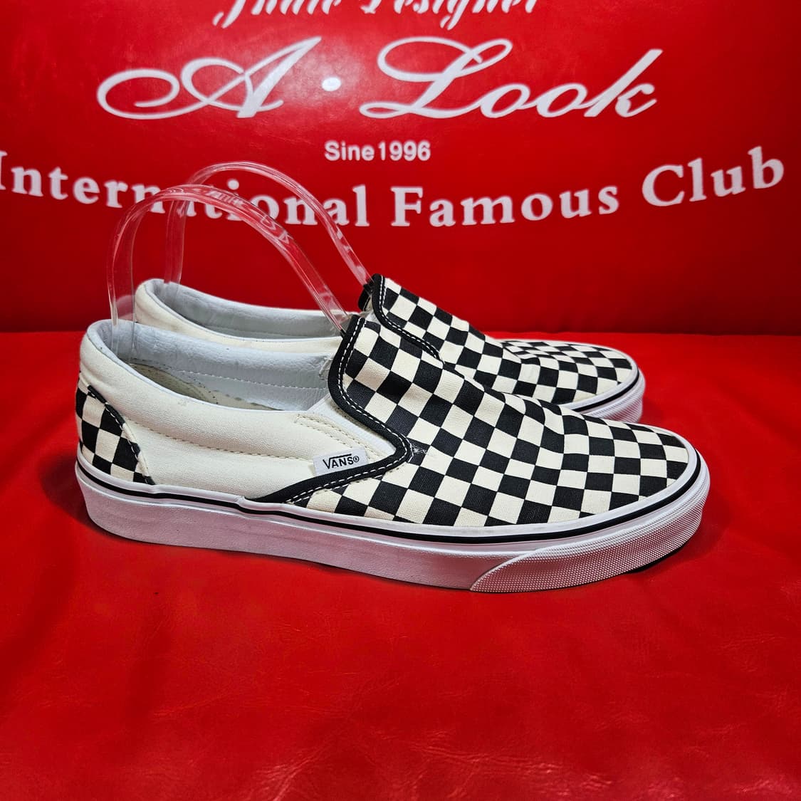 반스(VANS) 체커보드 슬립온 스니커즈 270size 상품이미지1