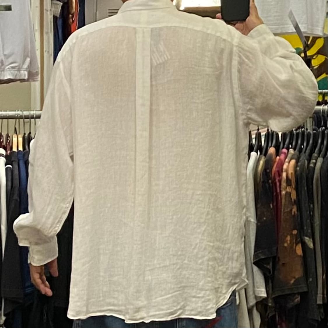 새상품급 00s USA 폴로랄프로렌 정품 린넨셔츠 상품이미지4