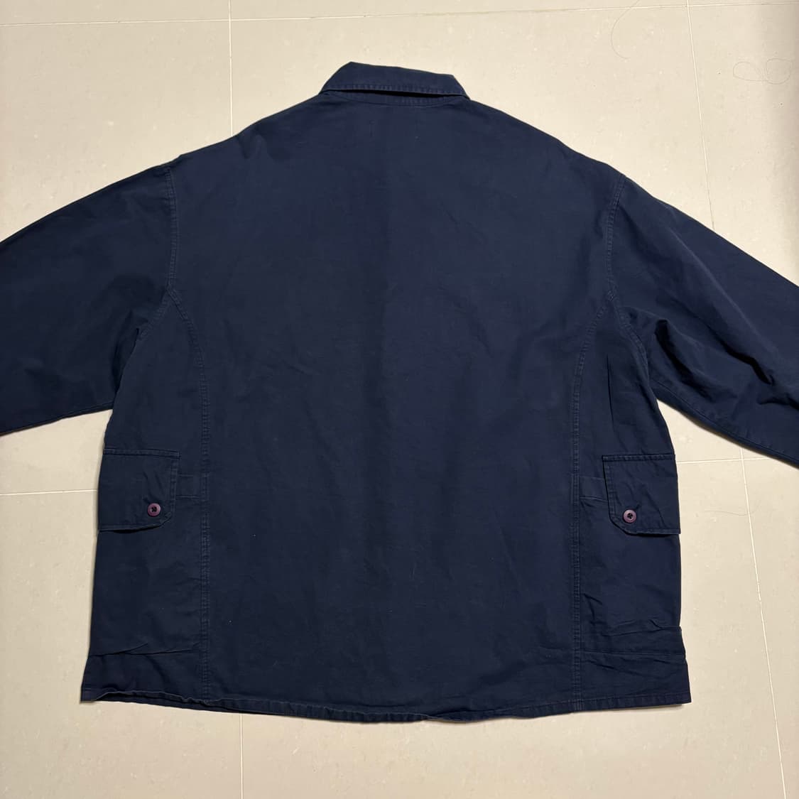 정품 어반스터프 네이비 셔켓 사이드 포켓 오버핏 셔츠 자켓 상품이미지5