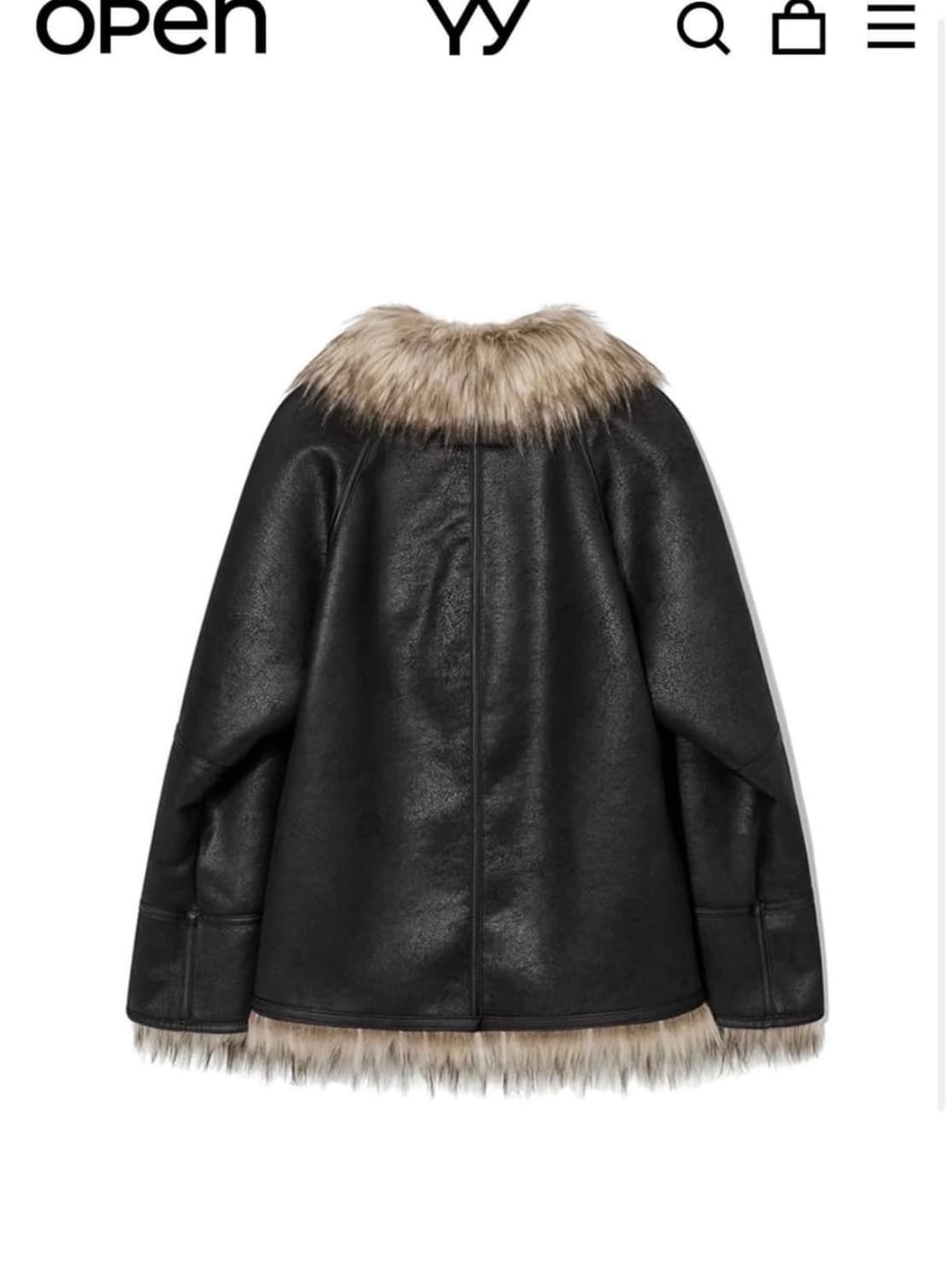 오픈YY 리버시블 퍼 자켓 상품이미지2